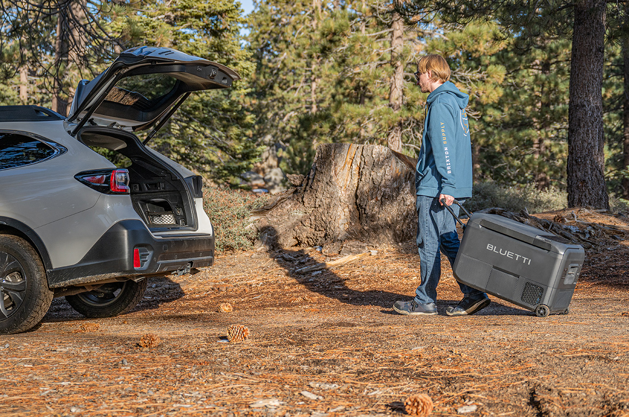 product design，Portable，Refrigerator，Replace the battery，