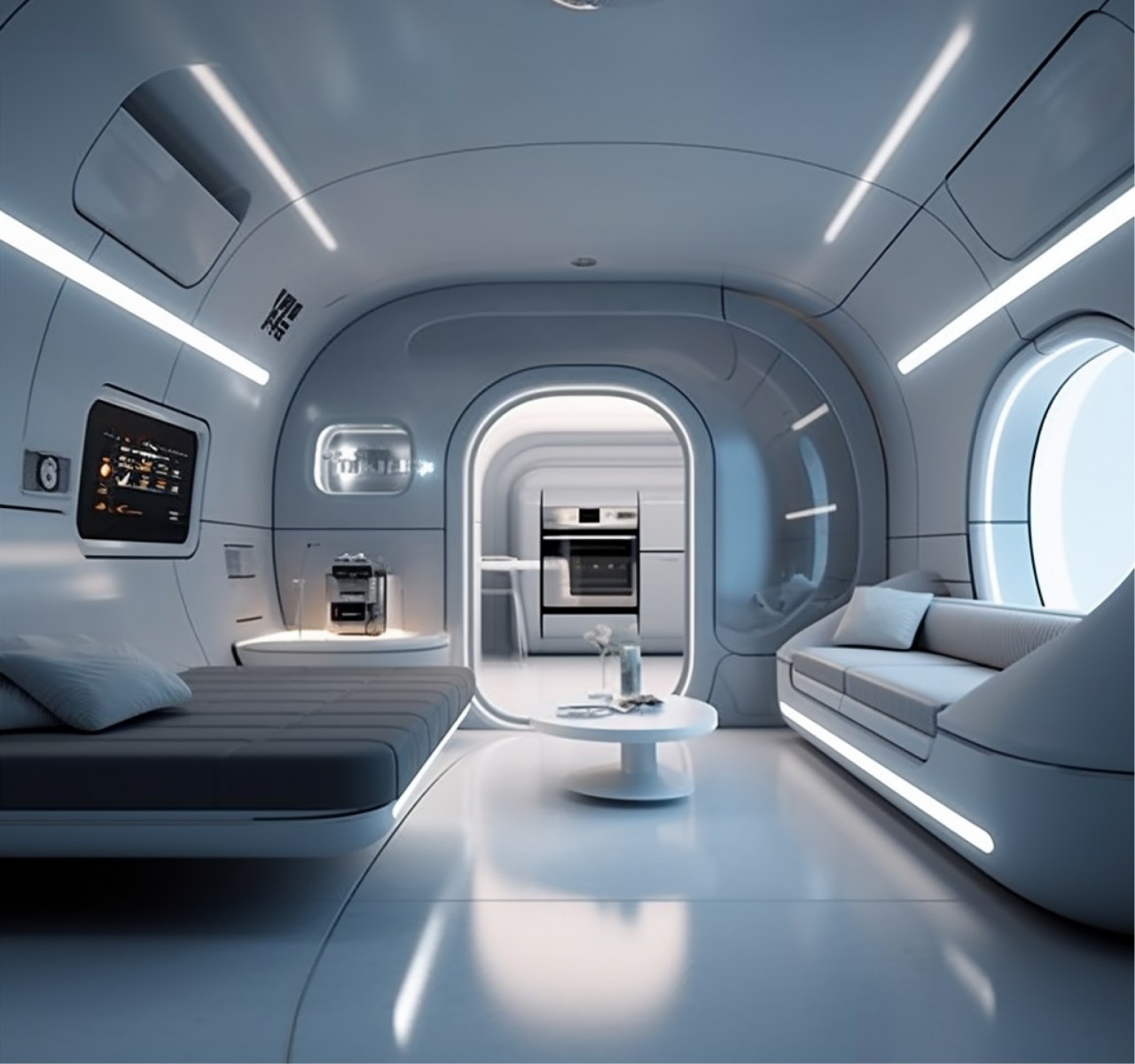 capsule，house，concept，miniature，