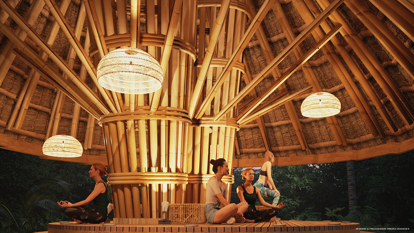 Yoga Retreat，environmental design，Yoga Studio，originality，