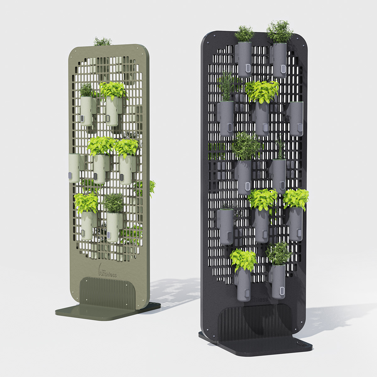 Withless，environment protection，industrial design，herbaceous plant growth panel，