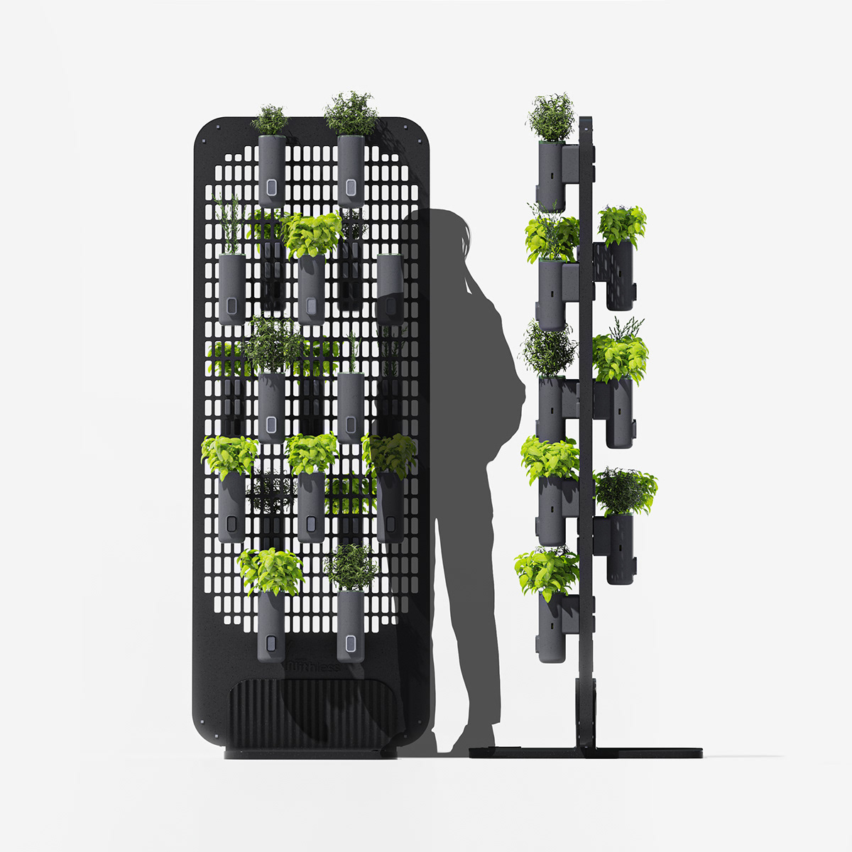 Withless，environment protection，industrial design，herbaceous plant growth panel，