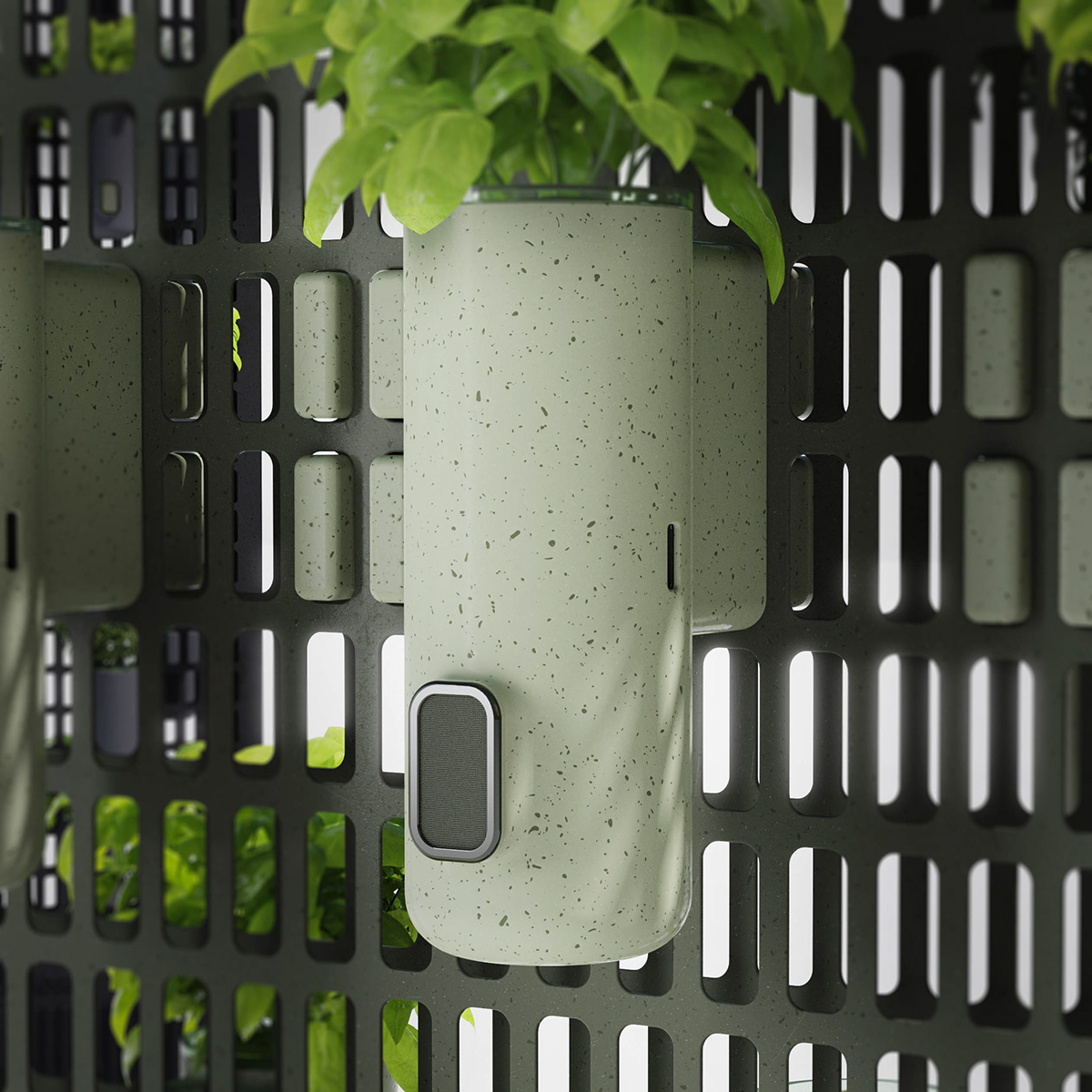 Withless，environment protection，industrial design，herbaceous plant growth panel，