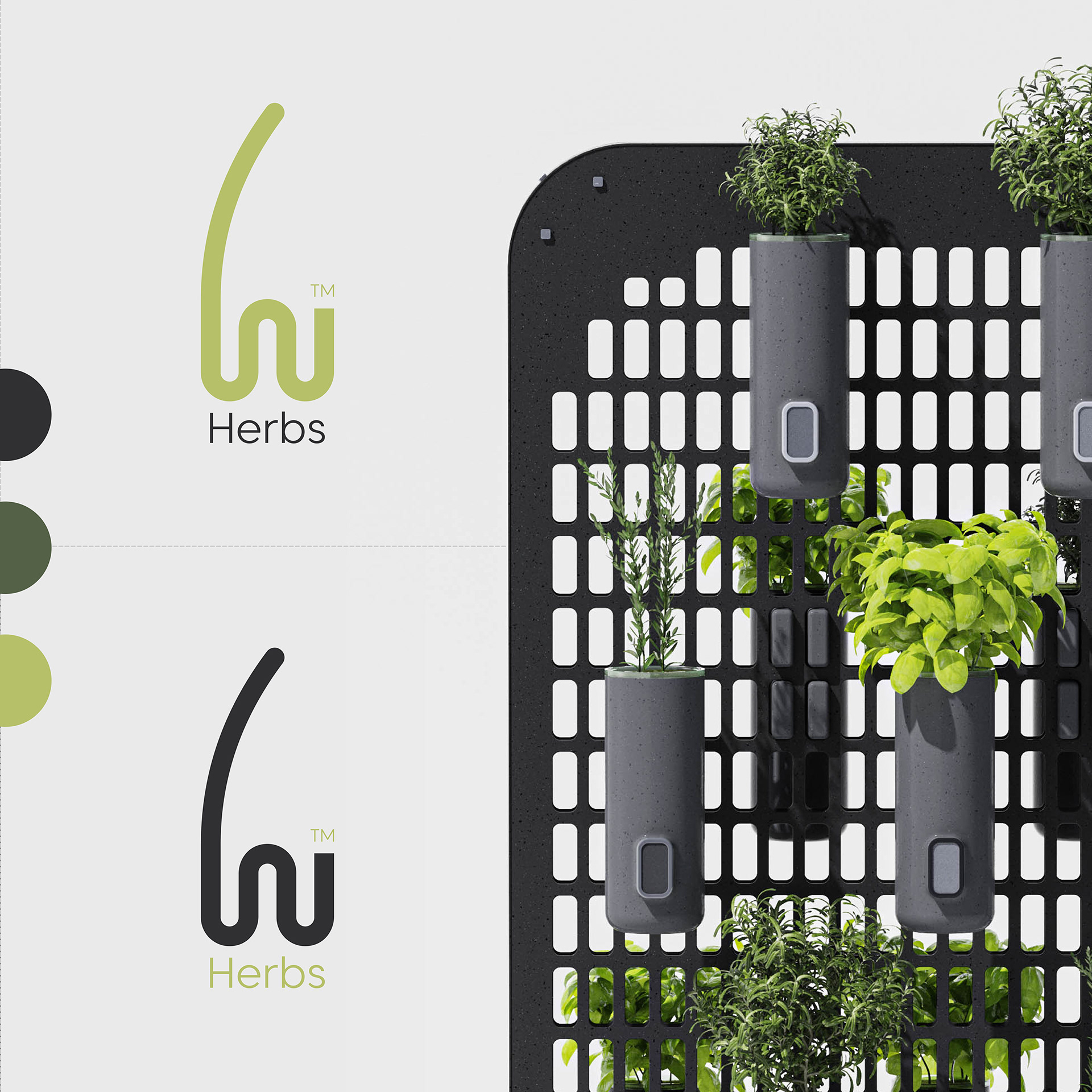 Withless，environment protection，industrial design，herbaceous plant growth panel，