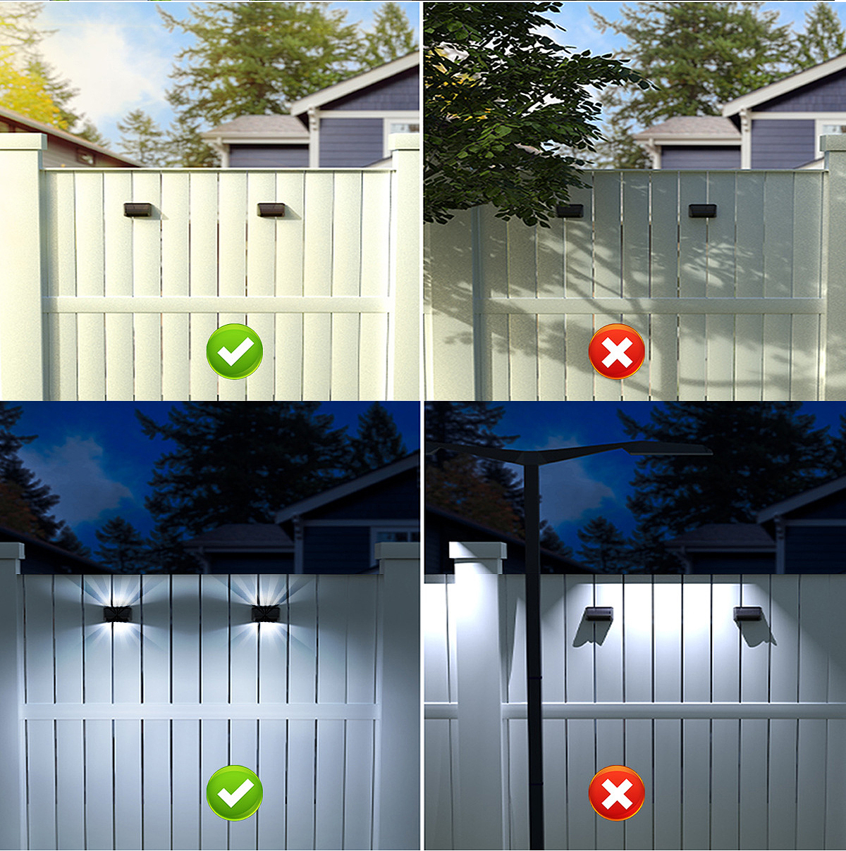 Solar lamp，Courtyard lamp，Fence lamp，