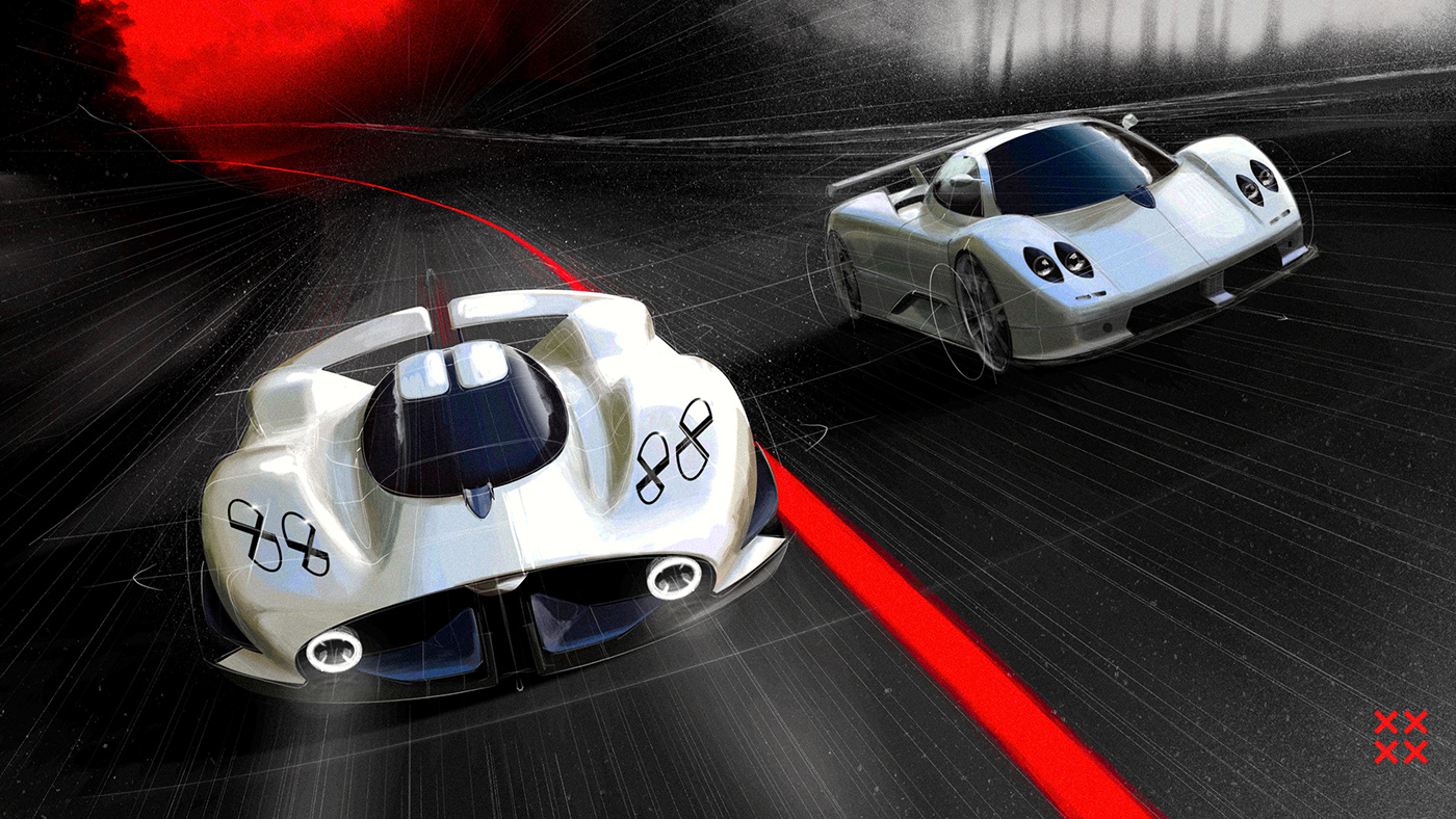 vehicle，automobile，Sports car，conceptual design，PAGANI PEGASUS，
