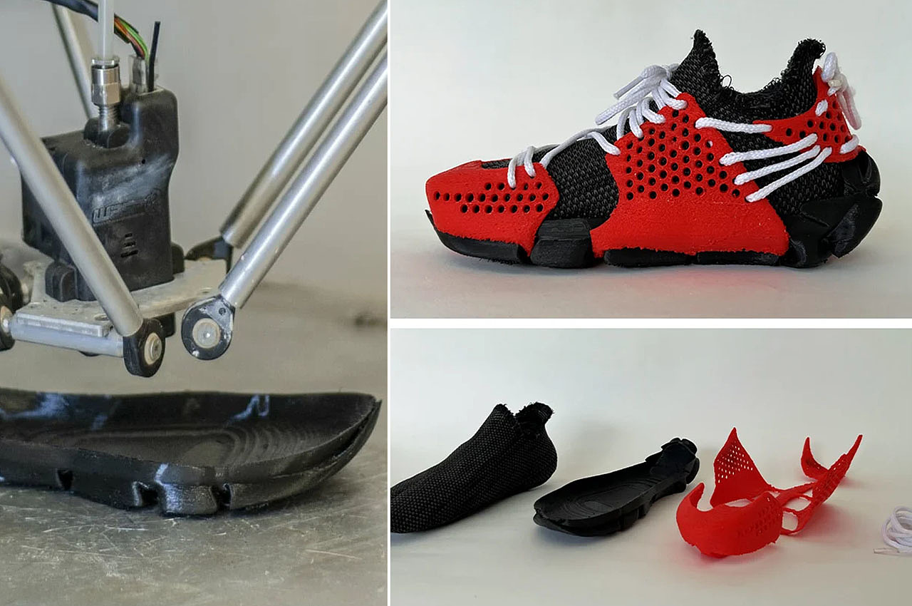 Michele Di Carlo，4Steps，鞋子，3d打印，