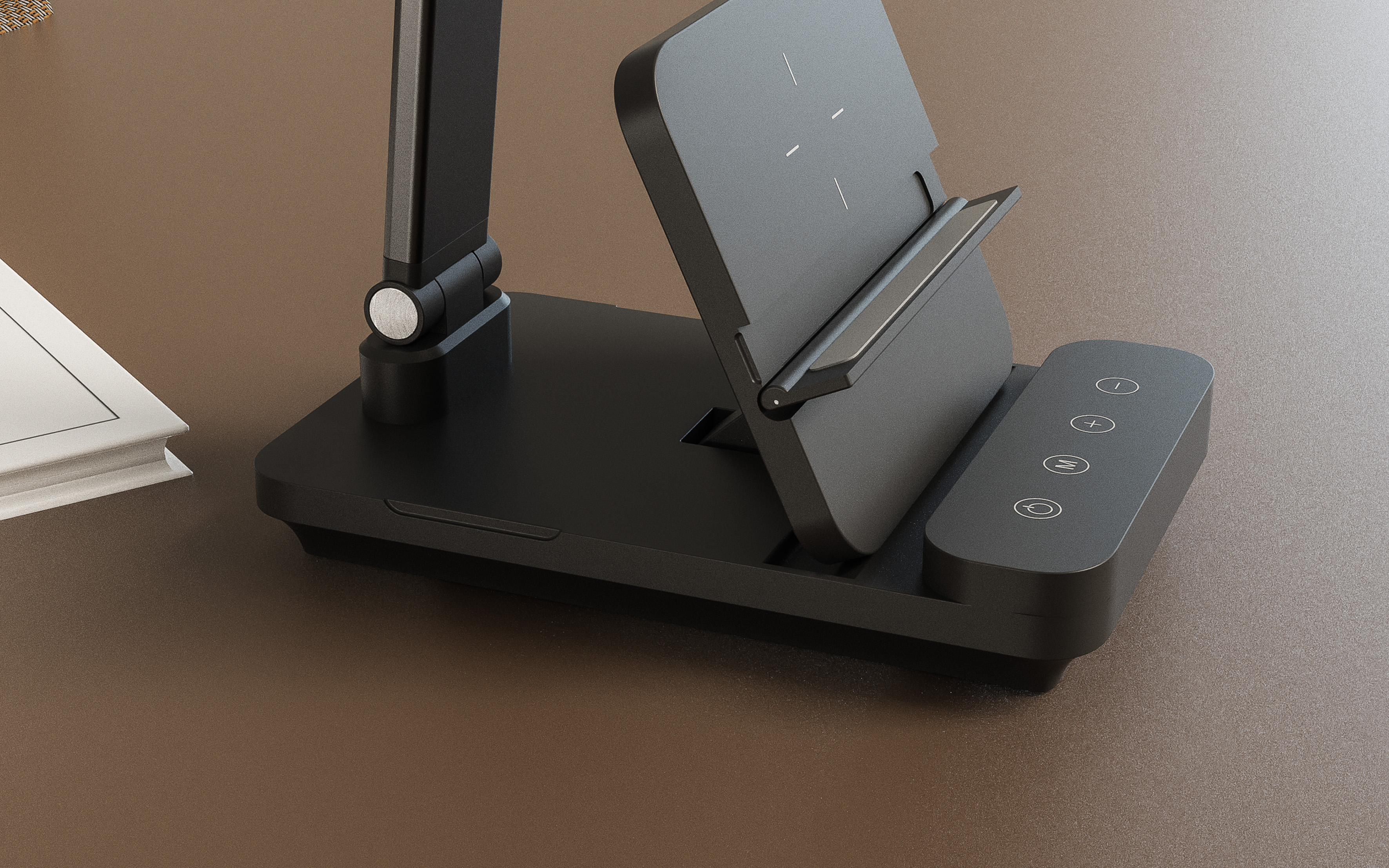 Wireless charging，fold，Desk lamp，Mobile phone bracket，