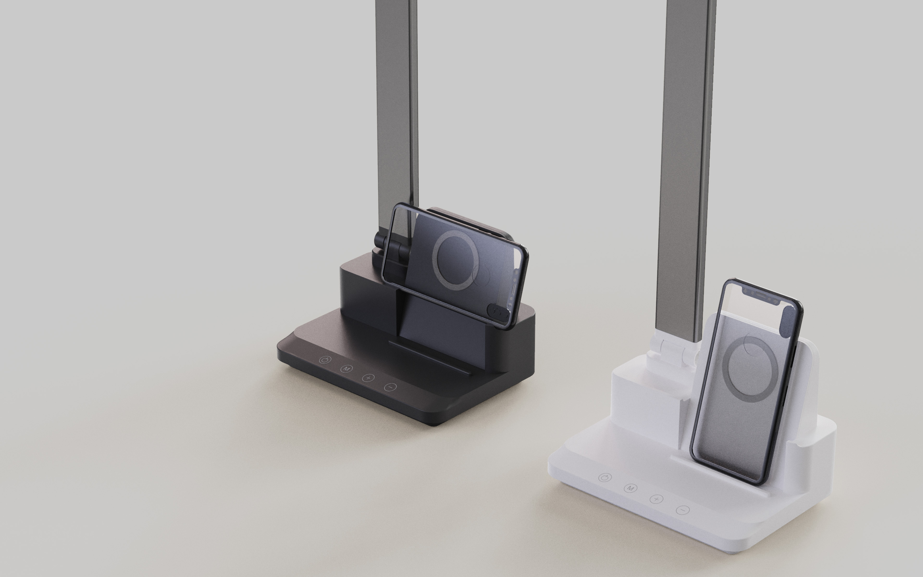 Wireless charging，fold，Desk lamp，Mobile phone bracket，