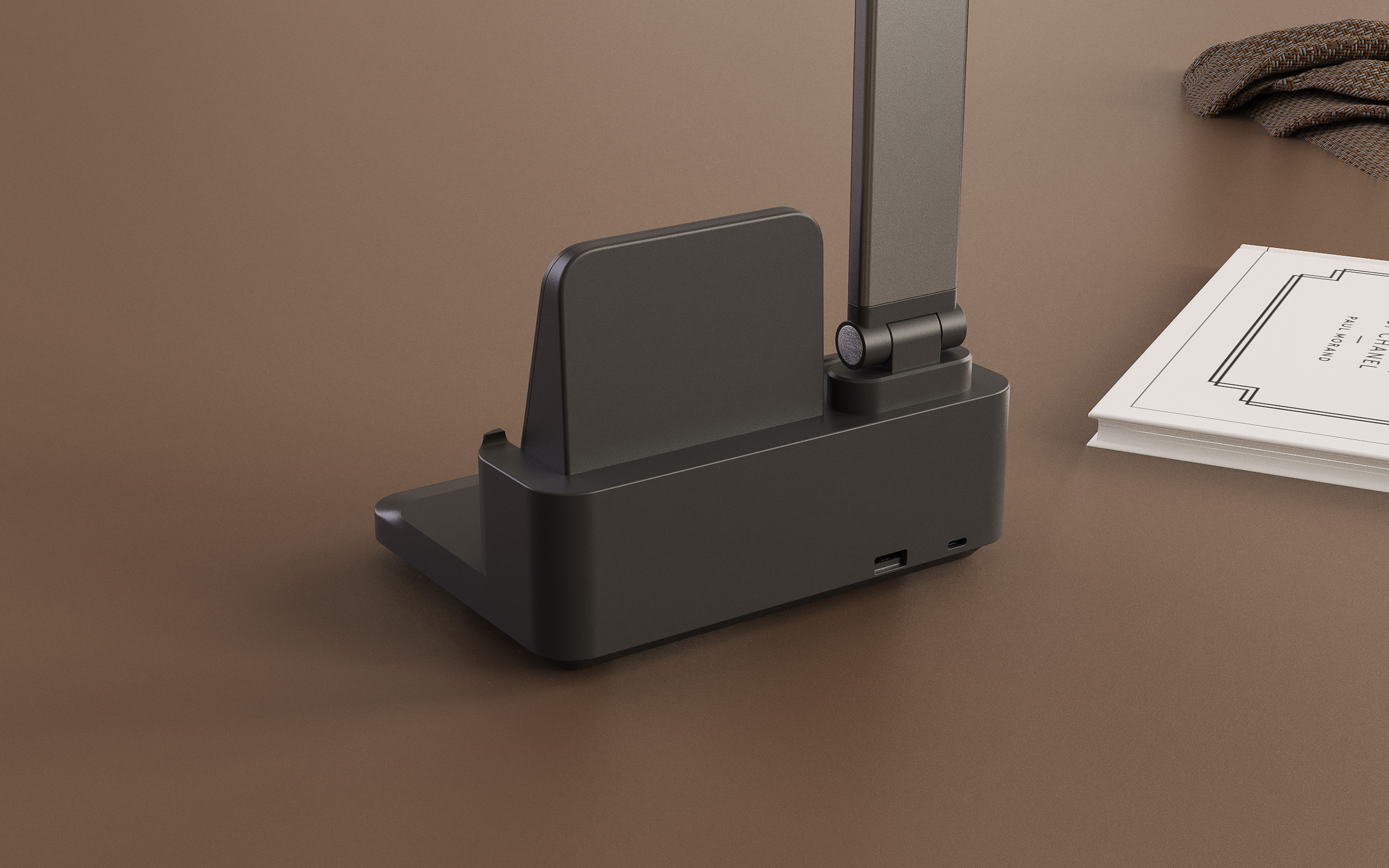 Wireless charging，fold，Desk lamp，Mobile phone bracket，