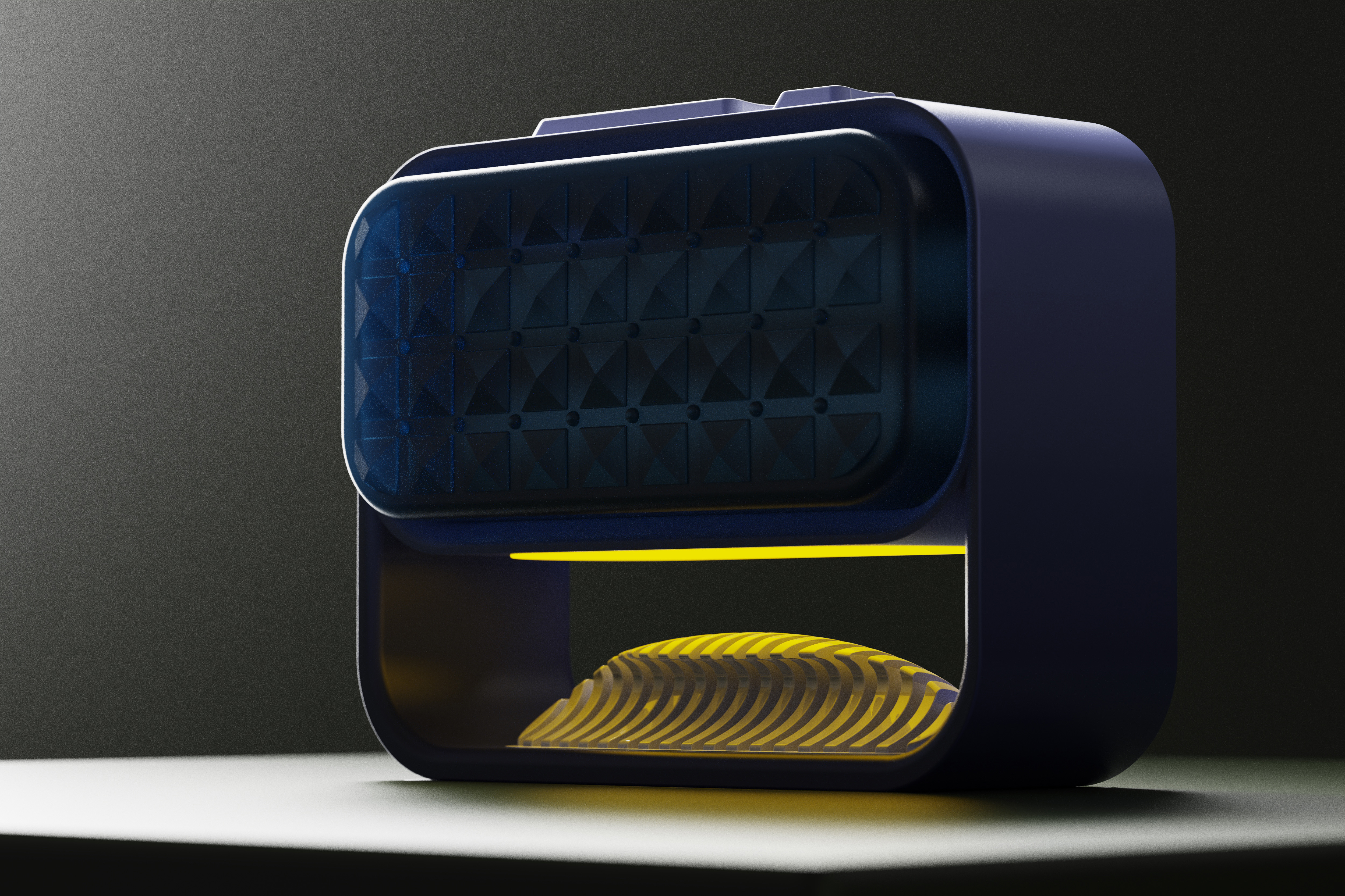 sea wave，Night light，Glass，