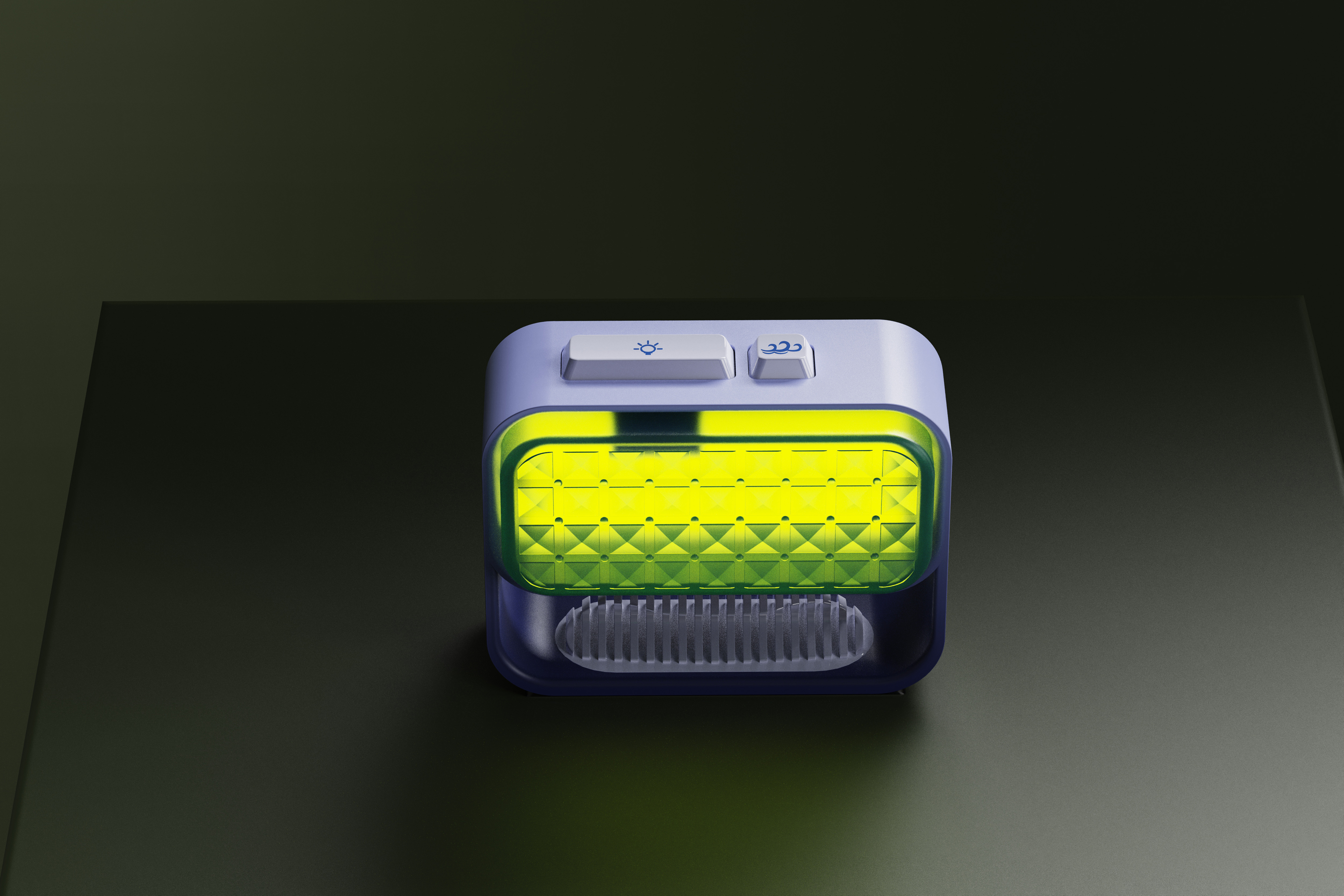 sea wave，Night light，Glass，