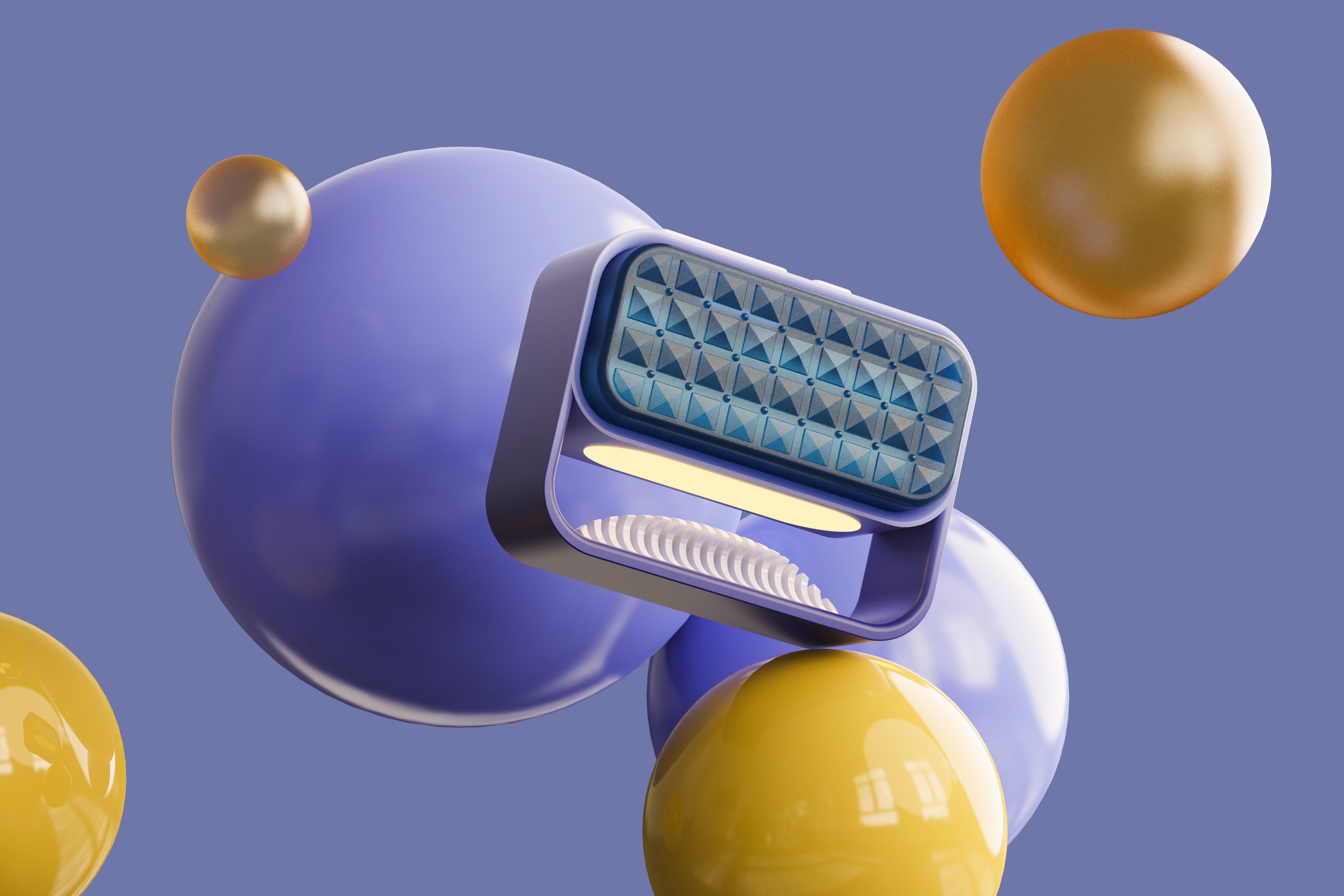 sea wave，Night light，Glass，