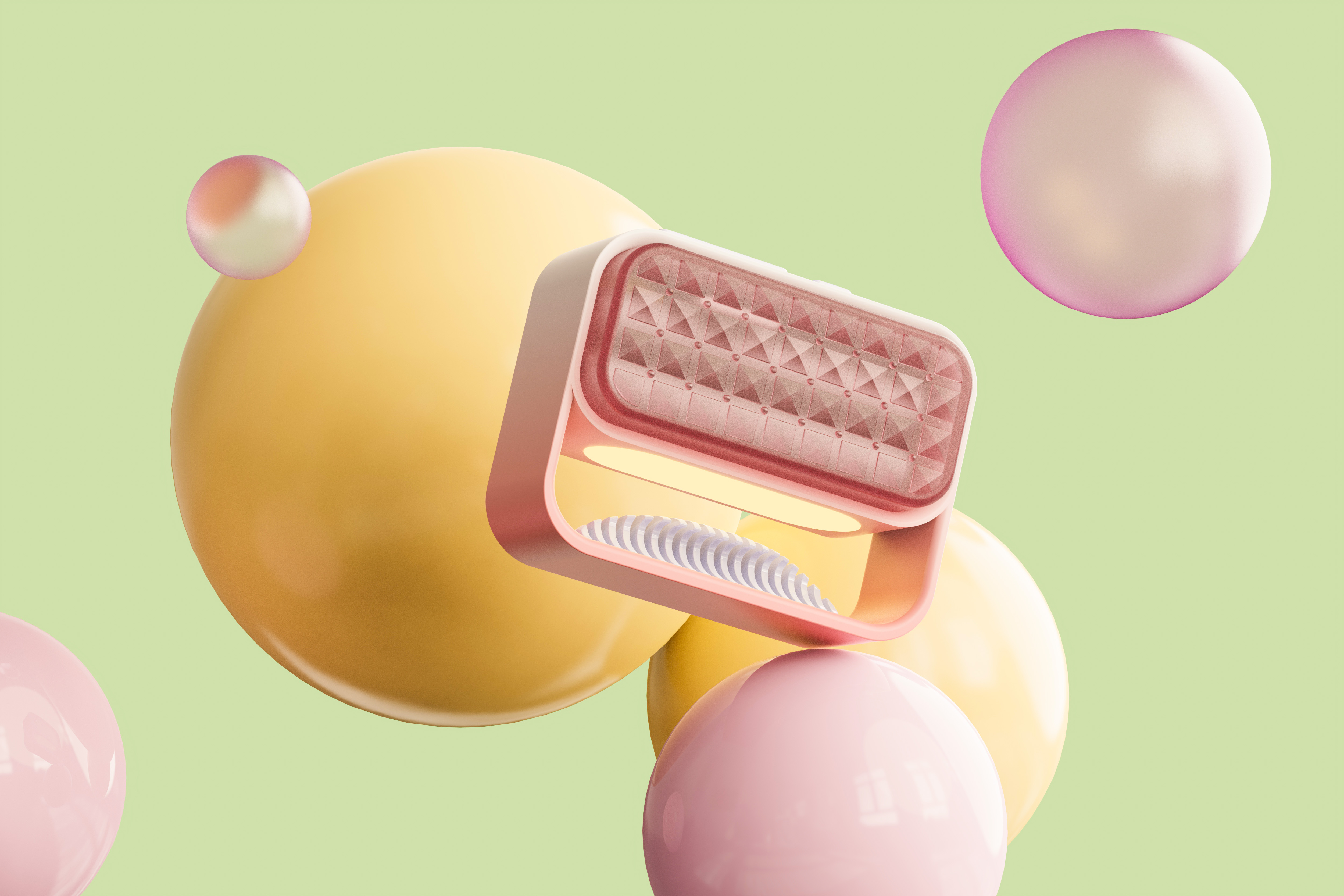 sea wave，Night light，Glass，