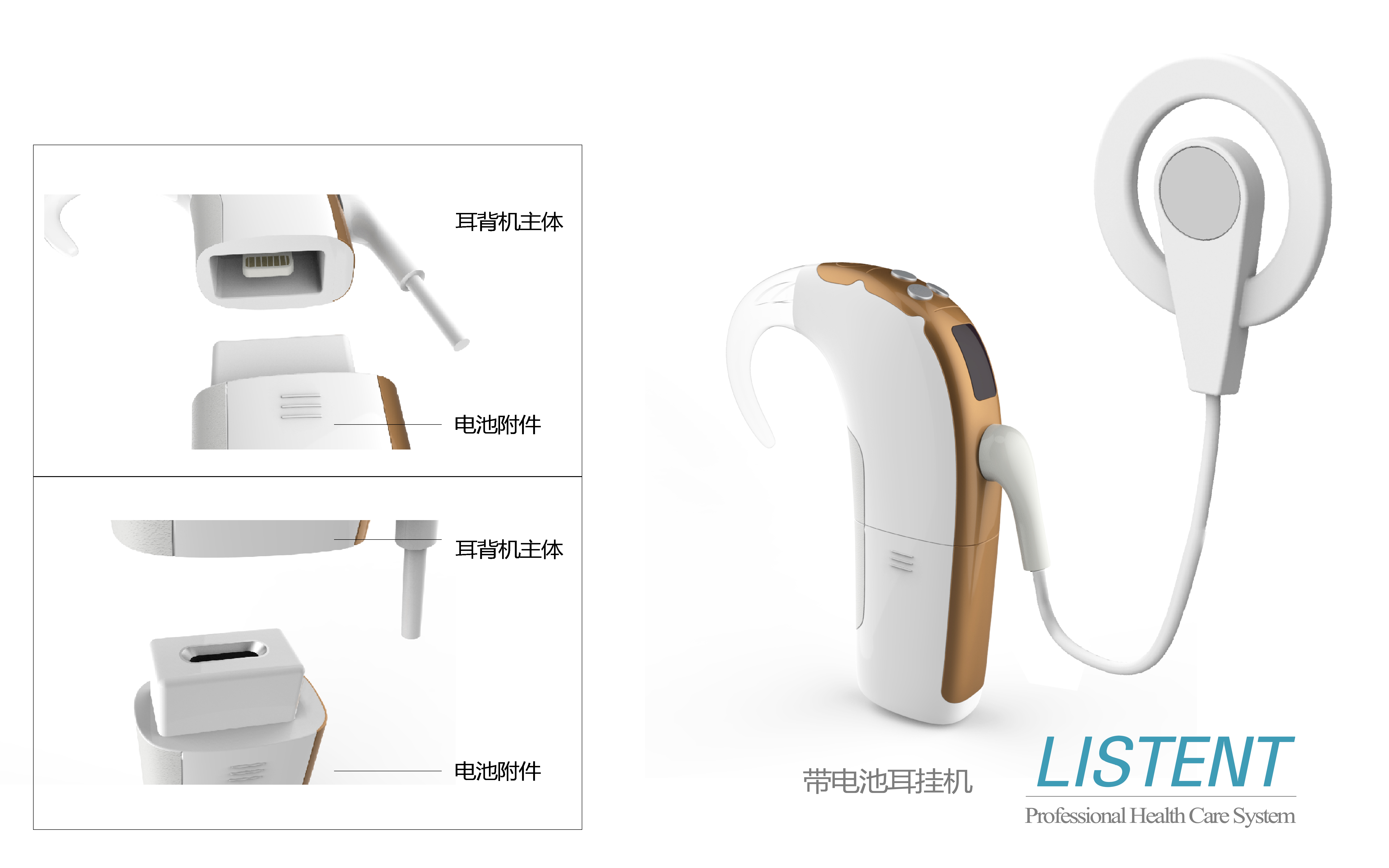 Medical products，cochlea，Design，industrial design，