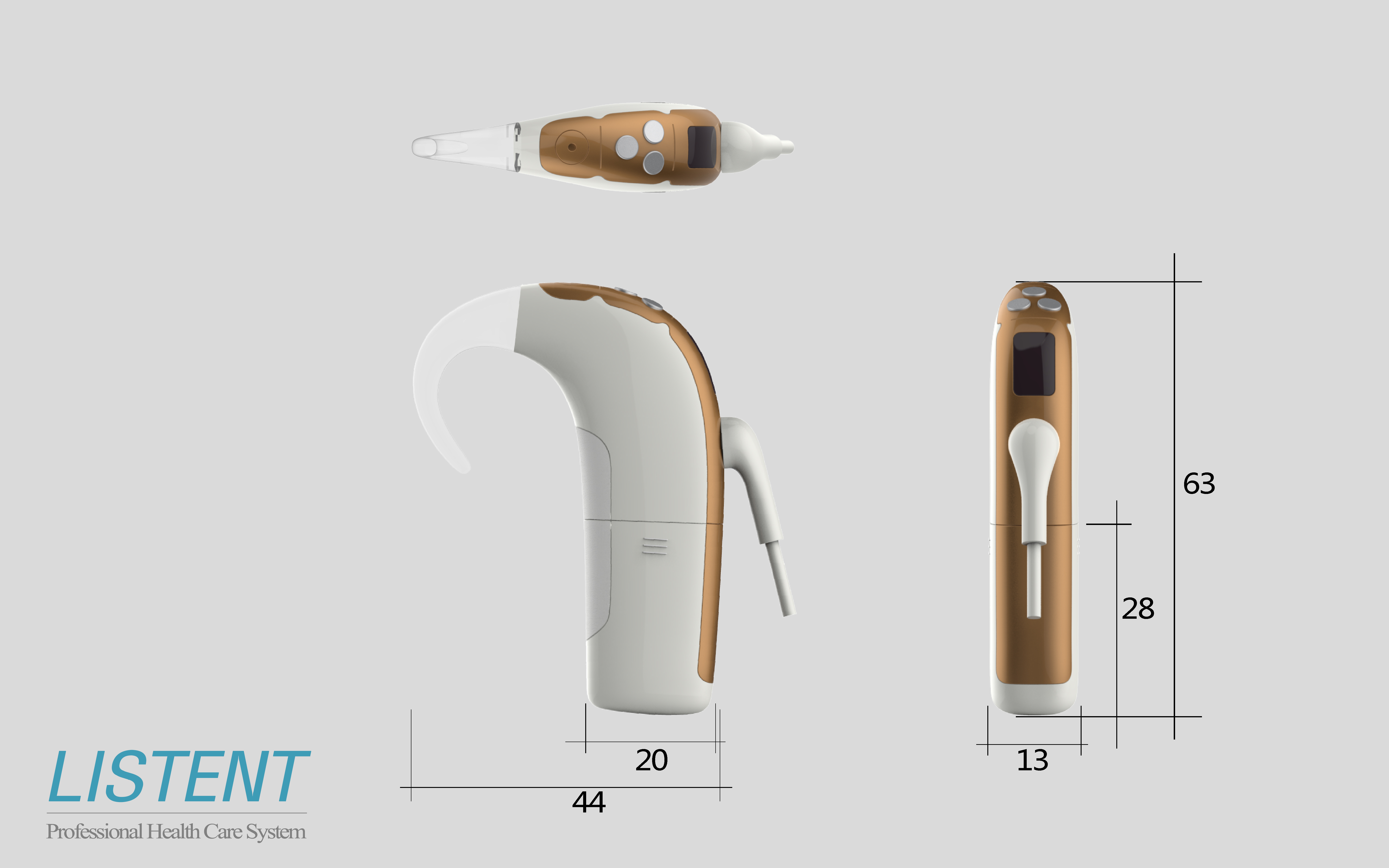 Medical products，cochlea，Design，industrial design，