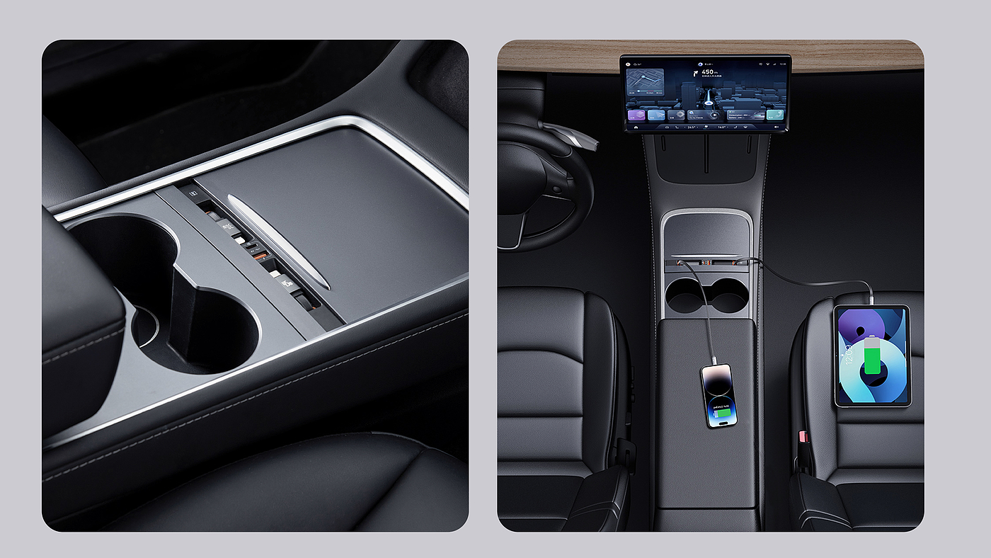 Tesla，TSL，Expansion dock，On-board HUB，Adapter，