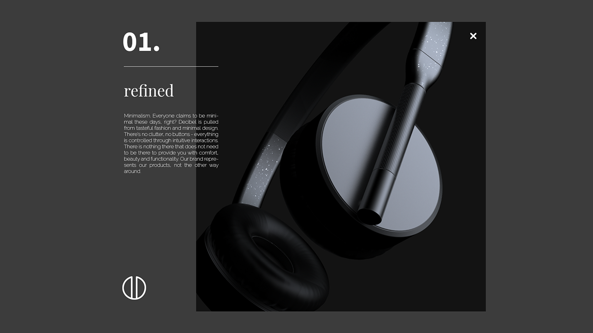 decibel，headset，Digital，product design，
