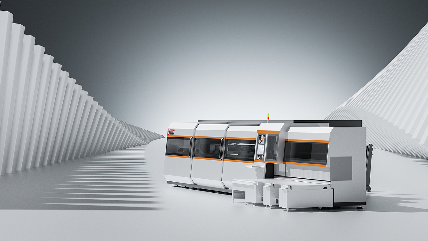Laser cutting machine design，Industrial equipment design，Mechanical equipment design，laser equipment design，industrial design，product design，machine design，equipment design ，