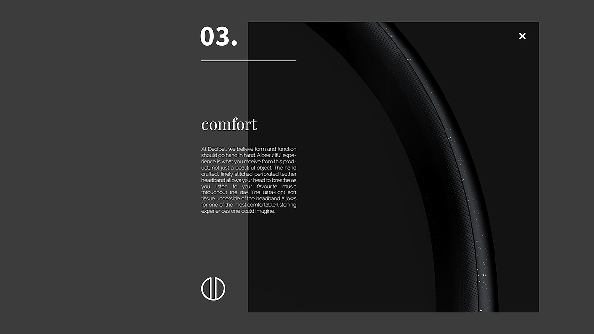 decibel，headset，Digital，product design，