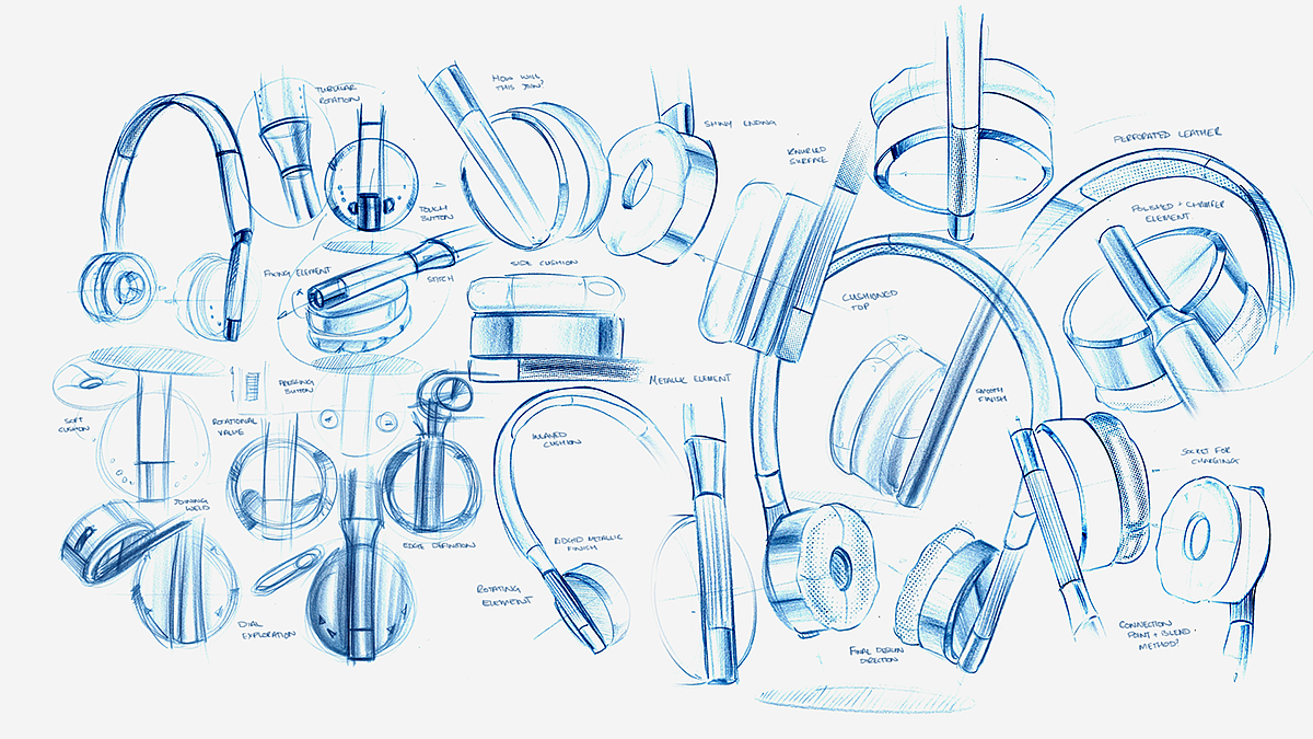 decibel，headset，Digital，product design，