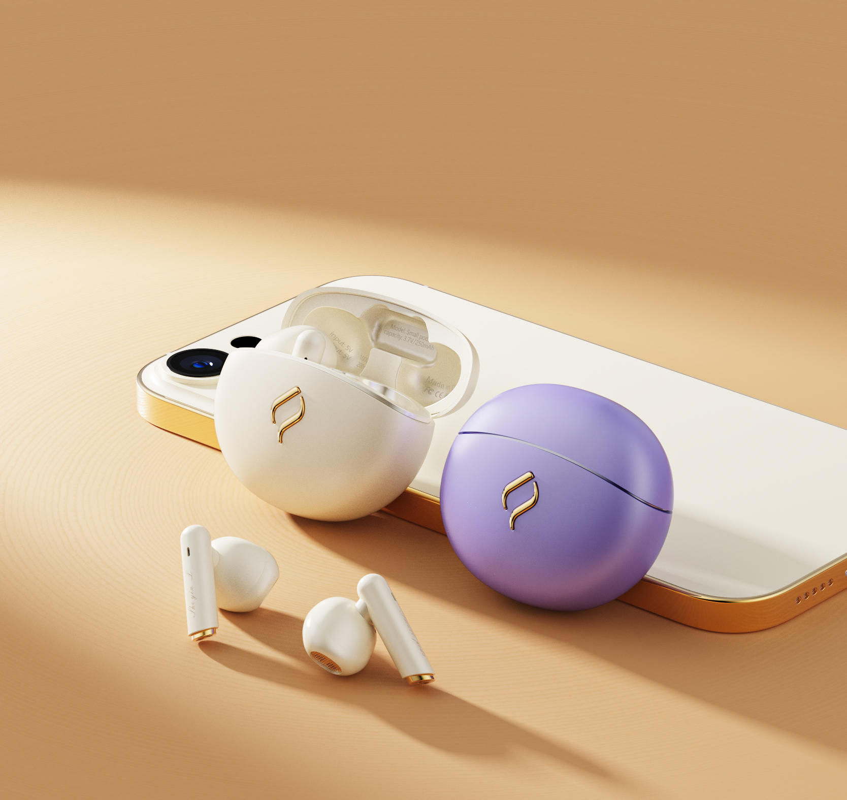 Original works，3D rendering，electronic product，Electronics，Bluetooth headset，headset，online retailers，Product rendering，