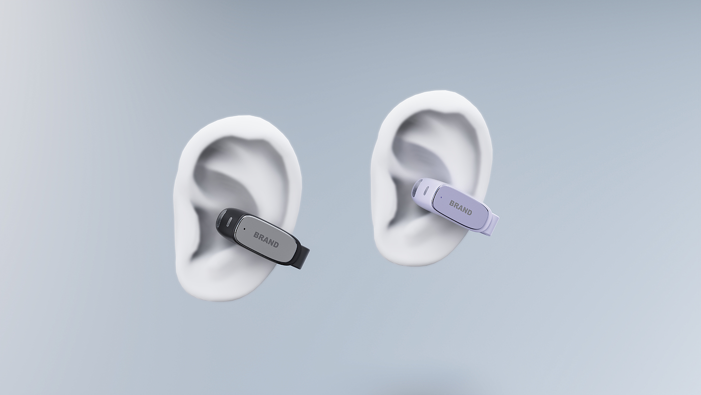 ows，耳夹式耳机，开放式耳机，气传导耳机，蓝牙耳机，开放式蓝牙耳机，耳机，原创设计，