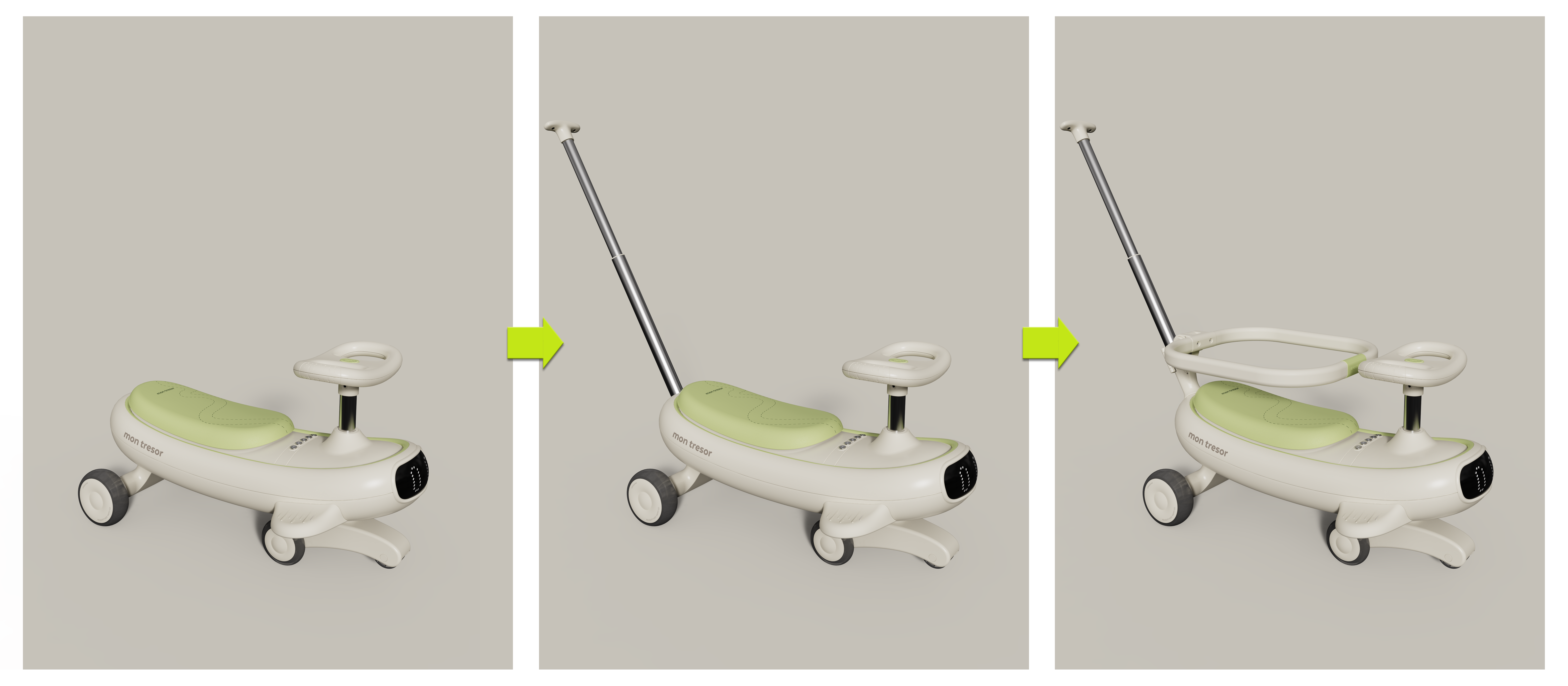 product design，Children's toy car，swing car，