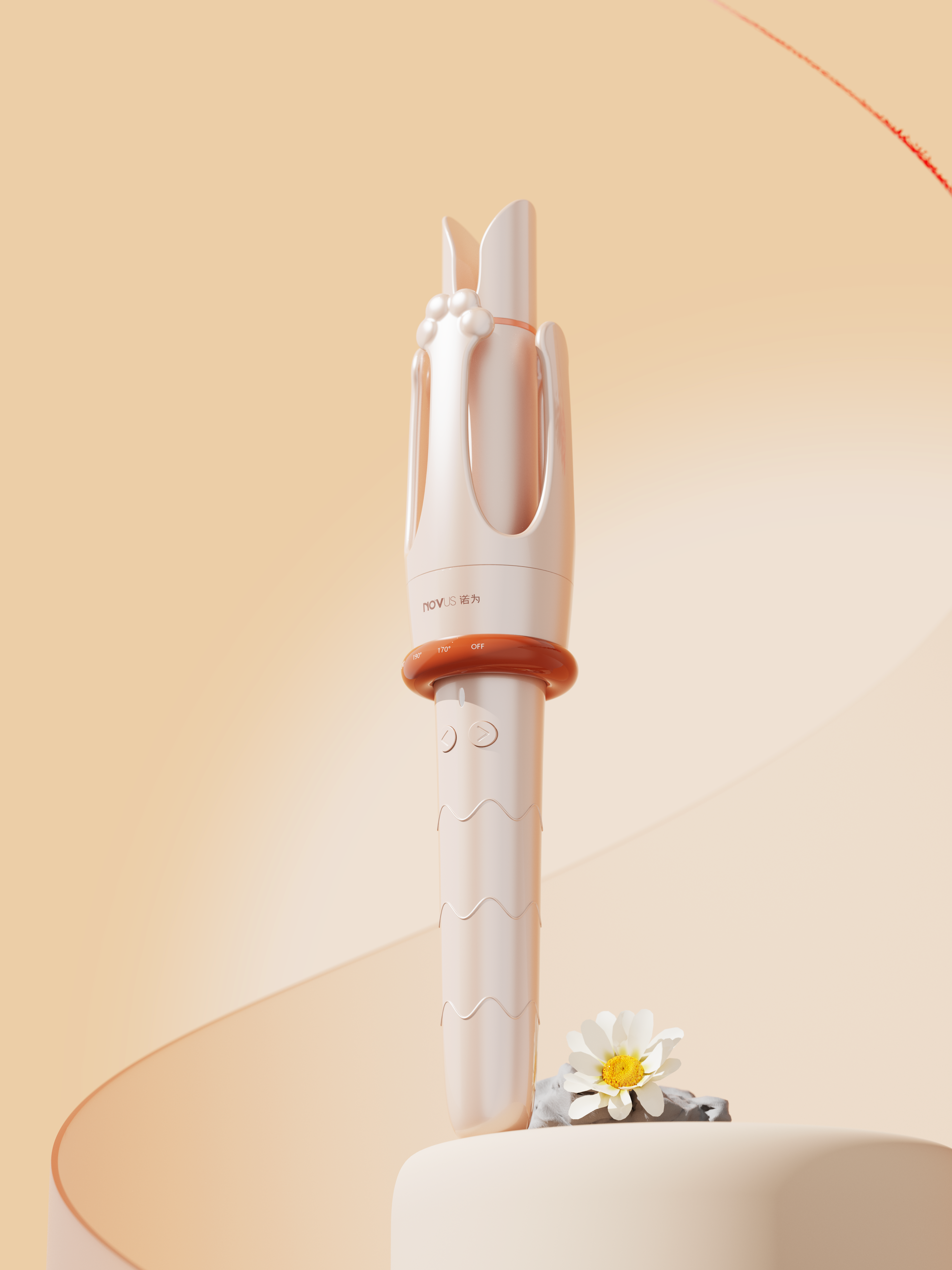 Curl bar design，industrial design，product design，Hangzhou design，Personal care product design，plain point design，