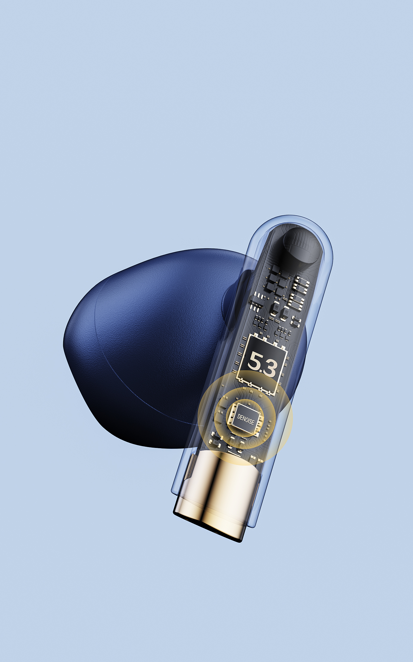 Original works，Product rendering，electronic product，Bluetooth headset，headset，E-commerce rendering，three-dimensional，product，