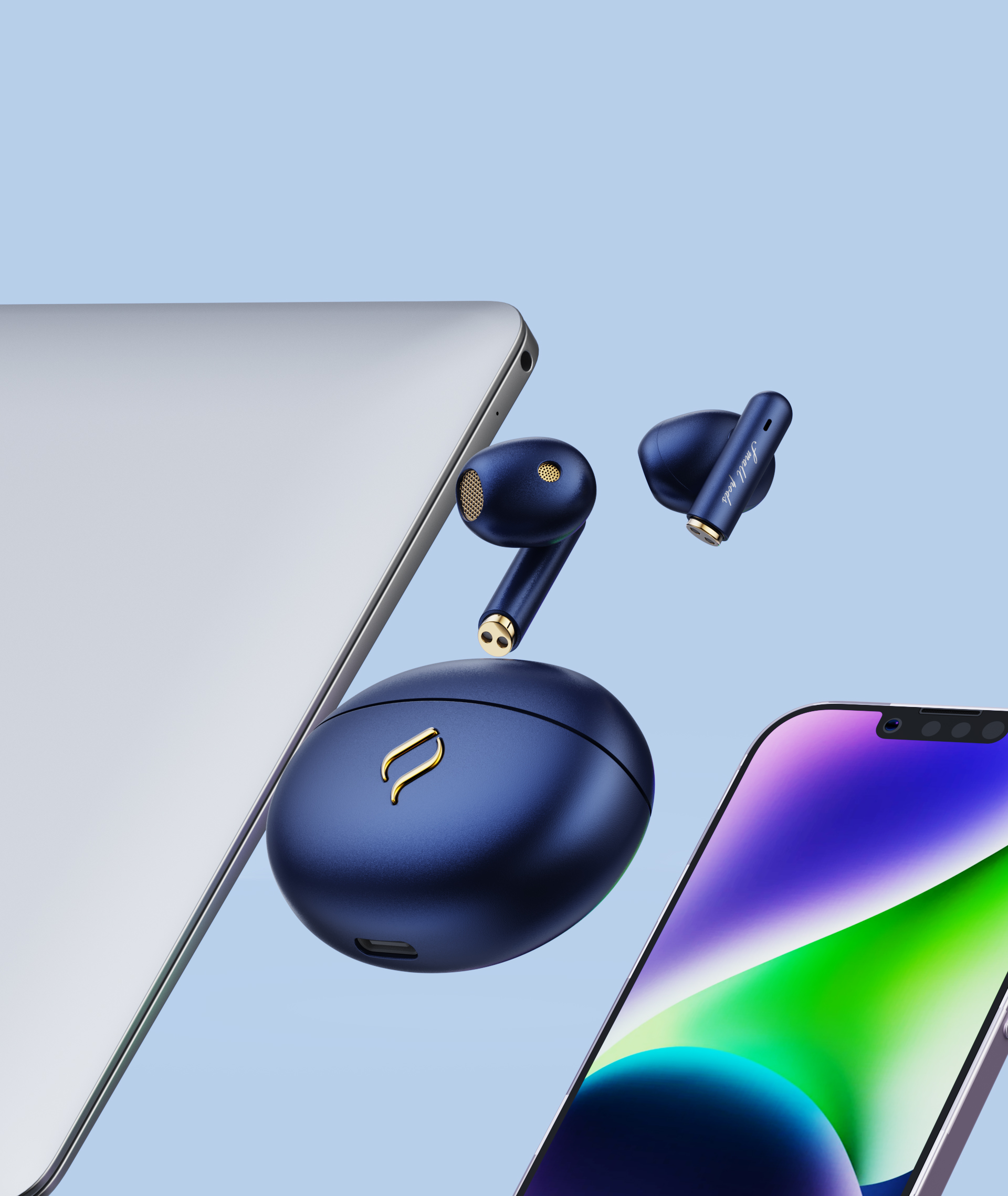 Original works，Product rendering，electronic product，Bluetooth headset，headset，E-commerce rendering，three-dimensional，product，