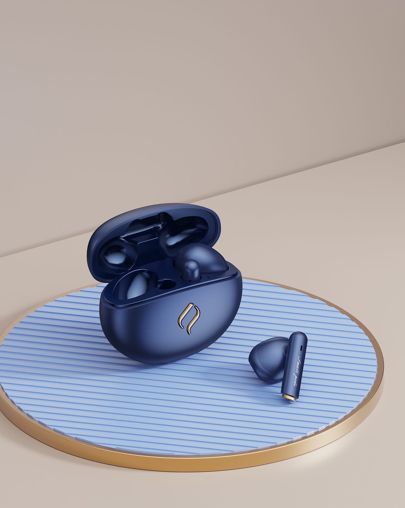 Original works，Product rendering，electronic product，Bluetooth headset，headset，E-commerce rendering，three-dimensional，product，