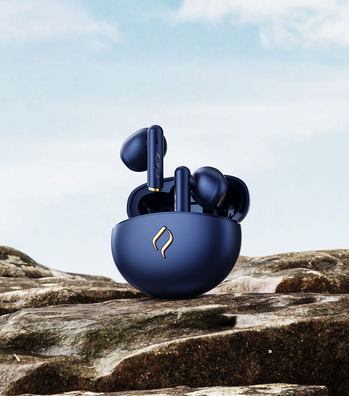 Original works，Product rendering，electronic product，Bluetooth headset，headset，E-commerce rendering，three-dimensional，product，