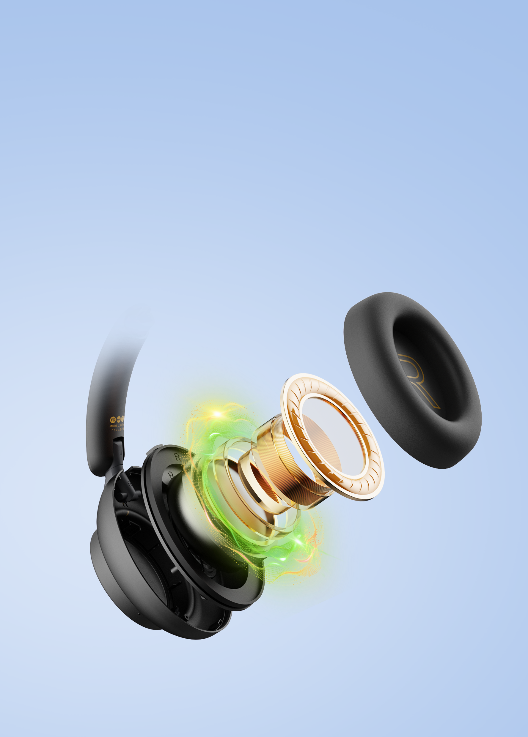 Original works，Product rendering，electronic product，Bluetooth headset，headset，E-commerce rendering，three-dimensional，product，