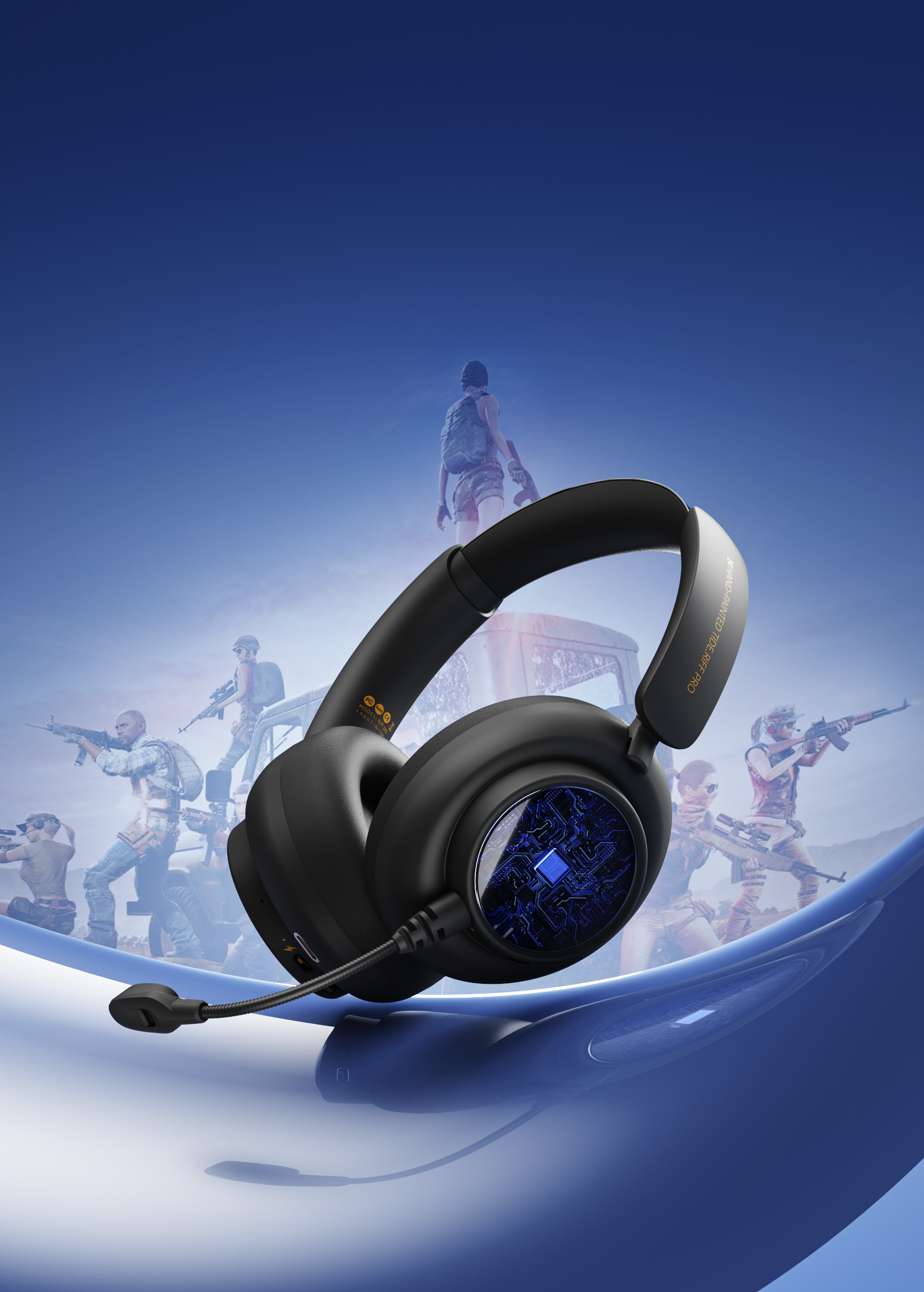 Original works，Product rendering，electronic product，Bluetooth headset，headset，E-commerce rendering，three-dimensional，product，