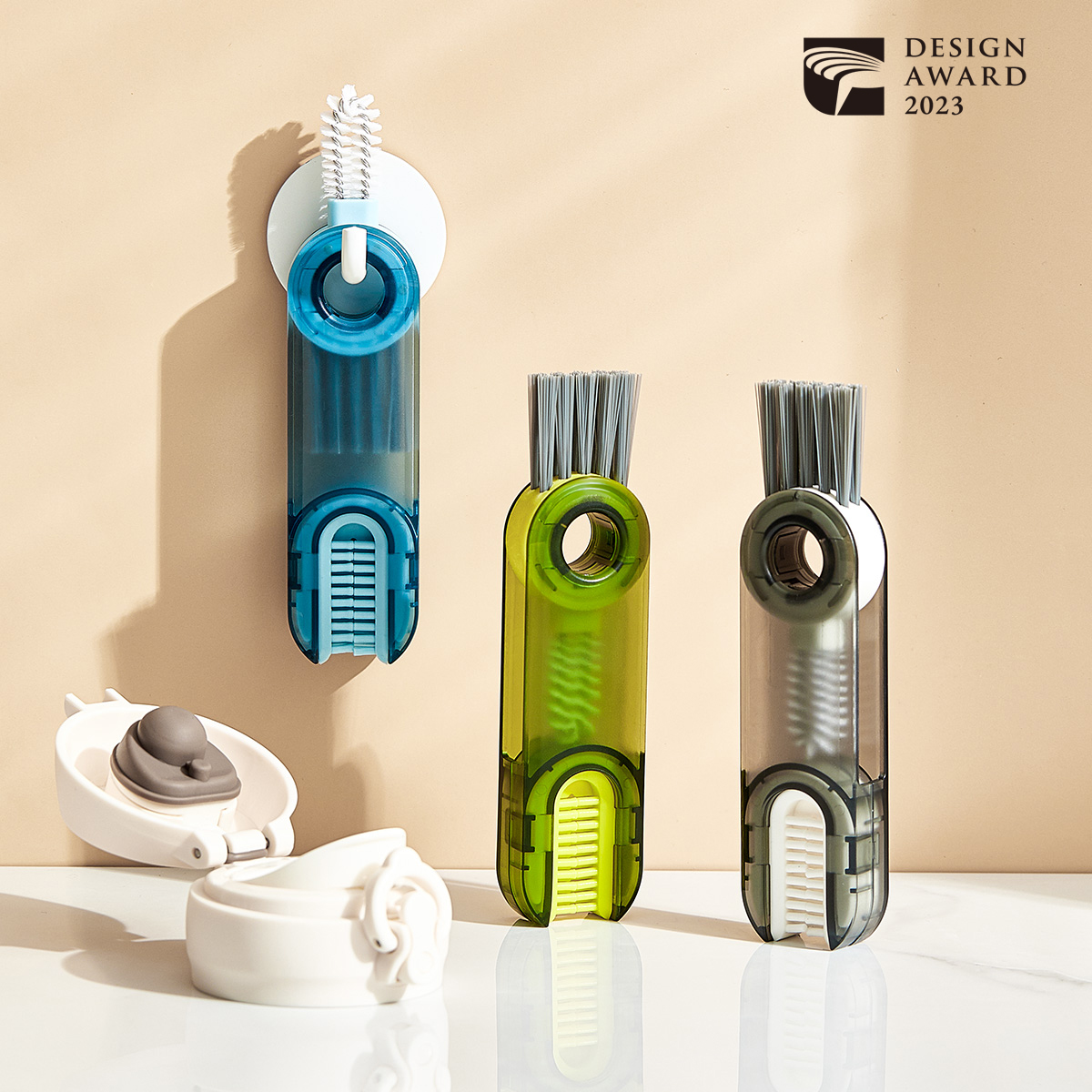 Cup brush，Household products，Creative design，Cup cleaning brush，