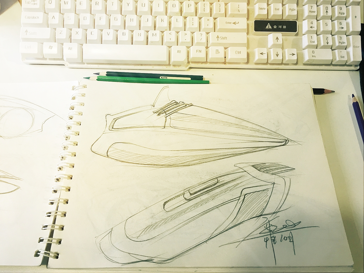 Hand drawn，
