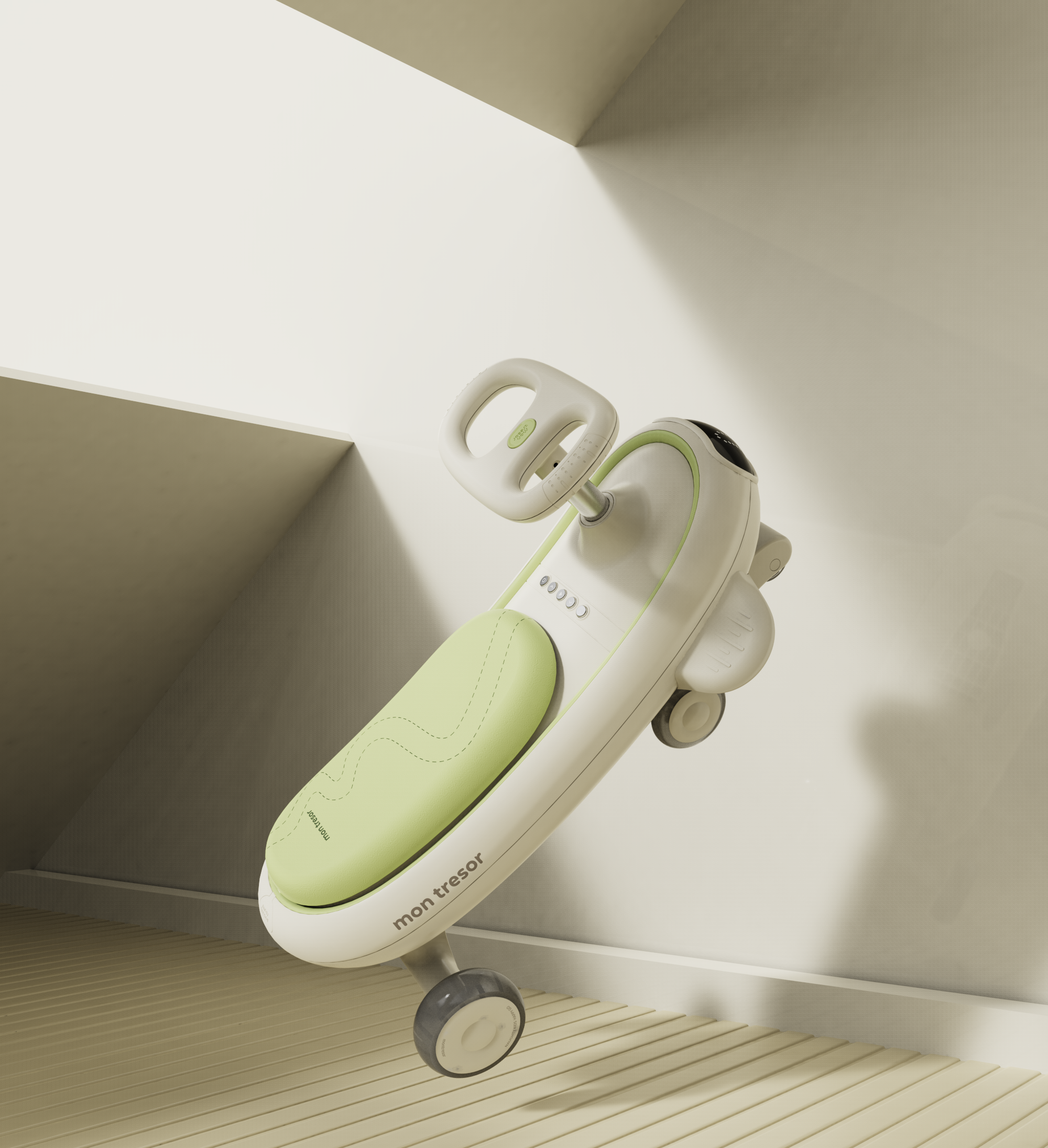 product design，Children's toy car，swing car，