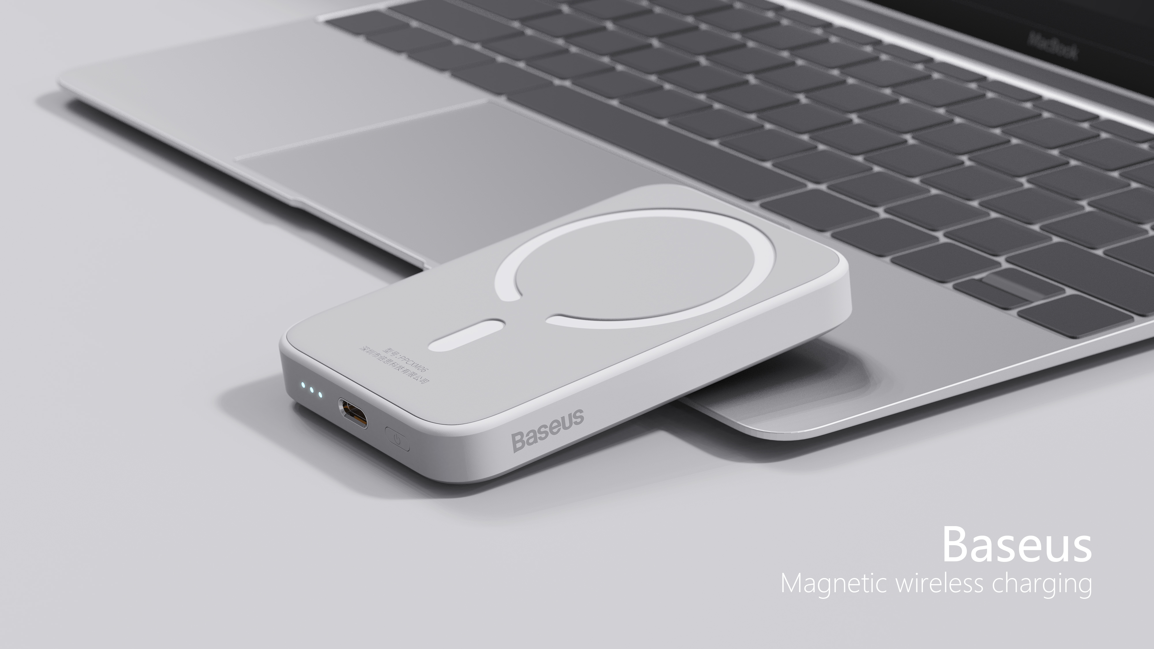 Magnetic suction wireless charging，portable source，Magnetic mobile power，Simplicity，ultrathin，Wireless charging，5000 mA，Magnetic wireless mobile power，