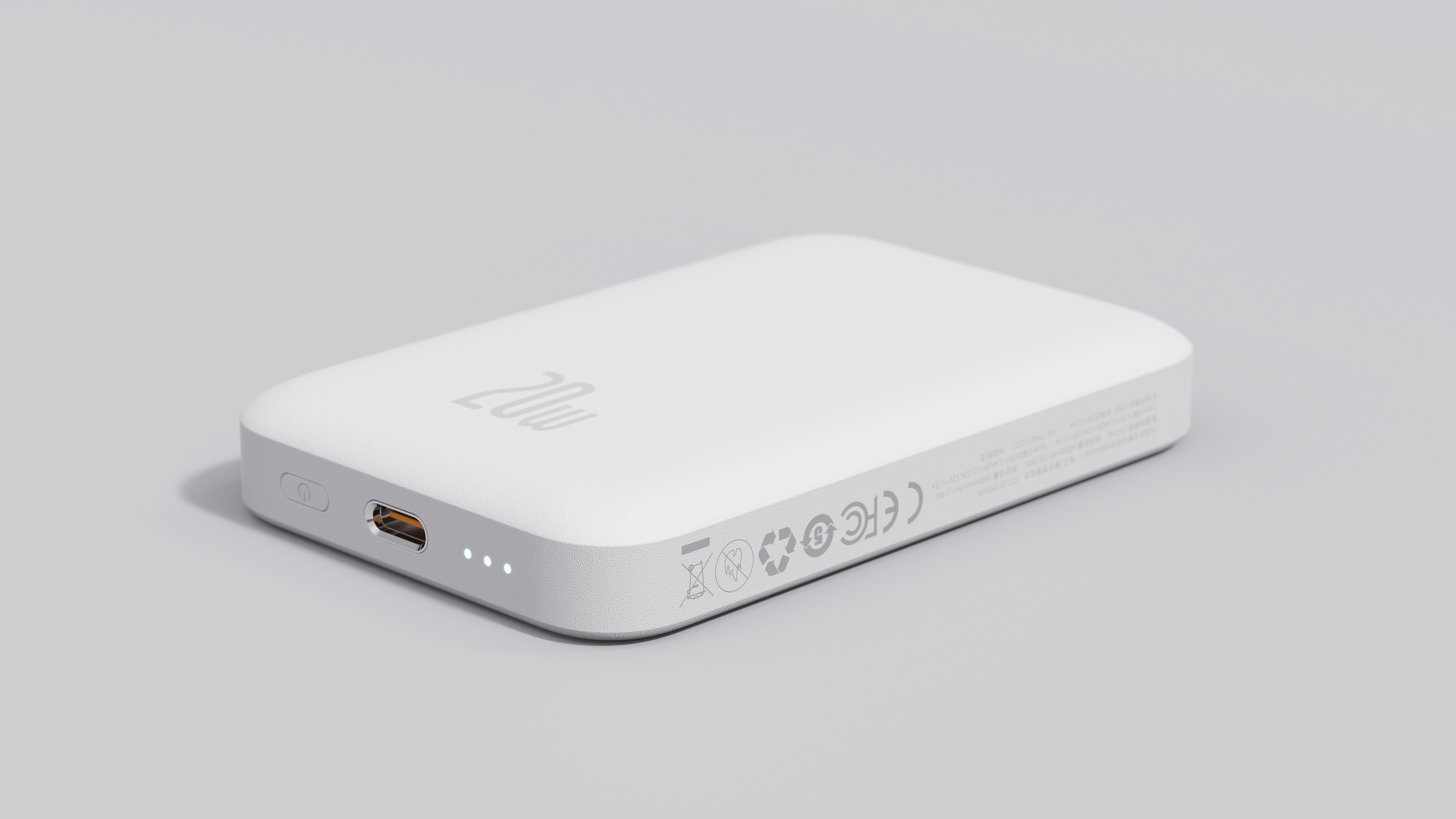 Magnetic suction wireless charging，portable source，Magnetic mobile power，Simplicity，ultrathin，Wireless charging，5000 mA，Magnetic wireless mobile power，