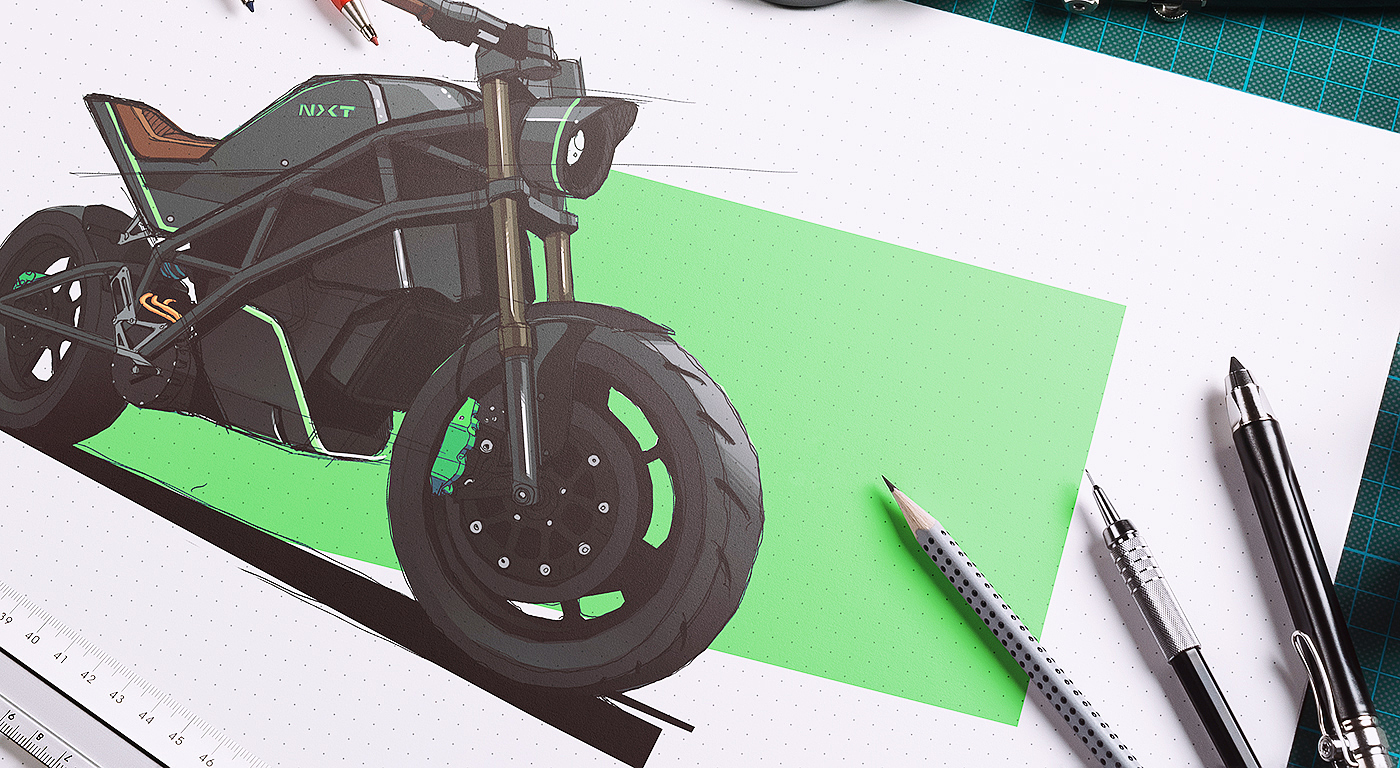 Automatic design，motorcycle，NXT，