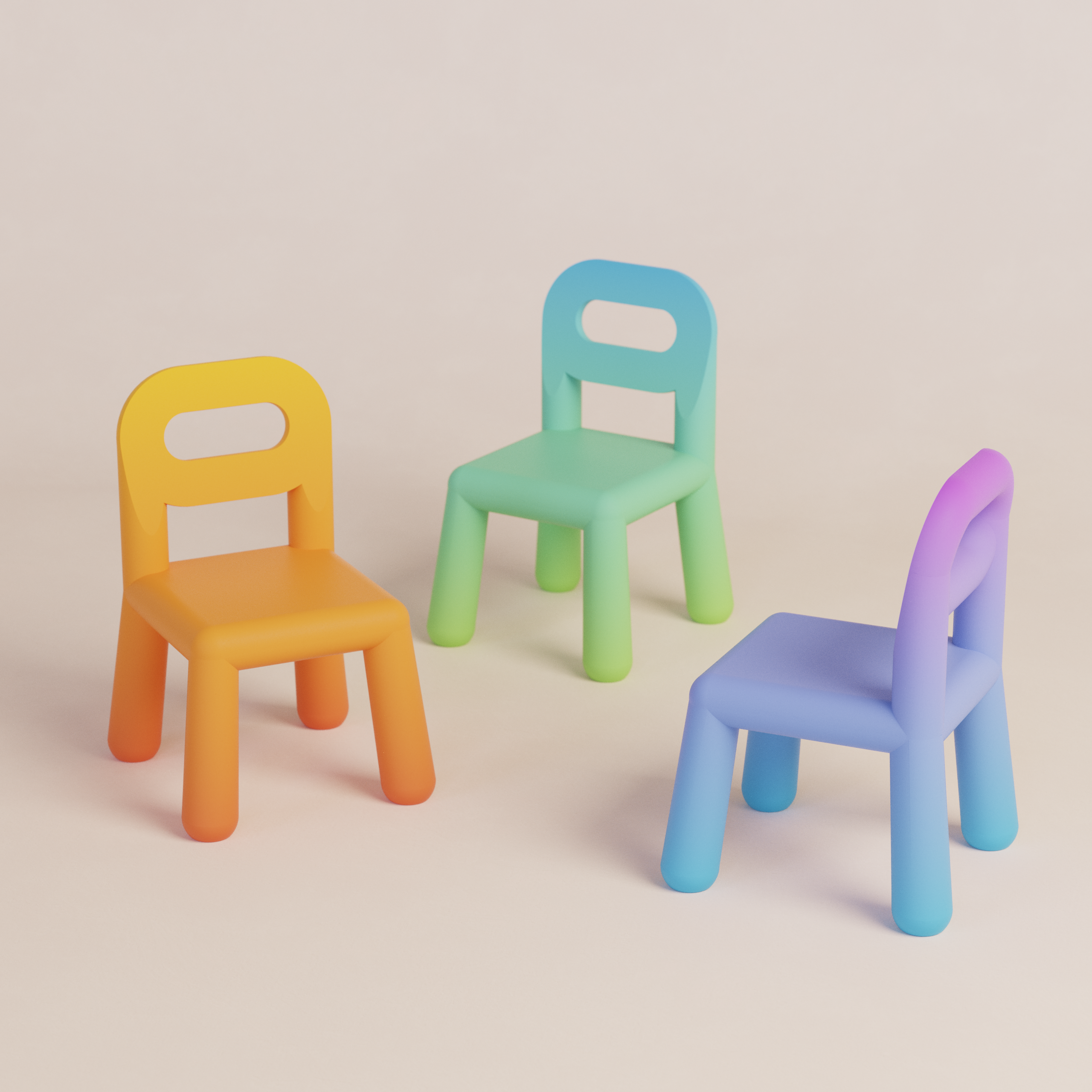 Childlike interest，Donut Chair，chair，furniture，