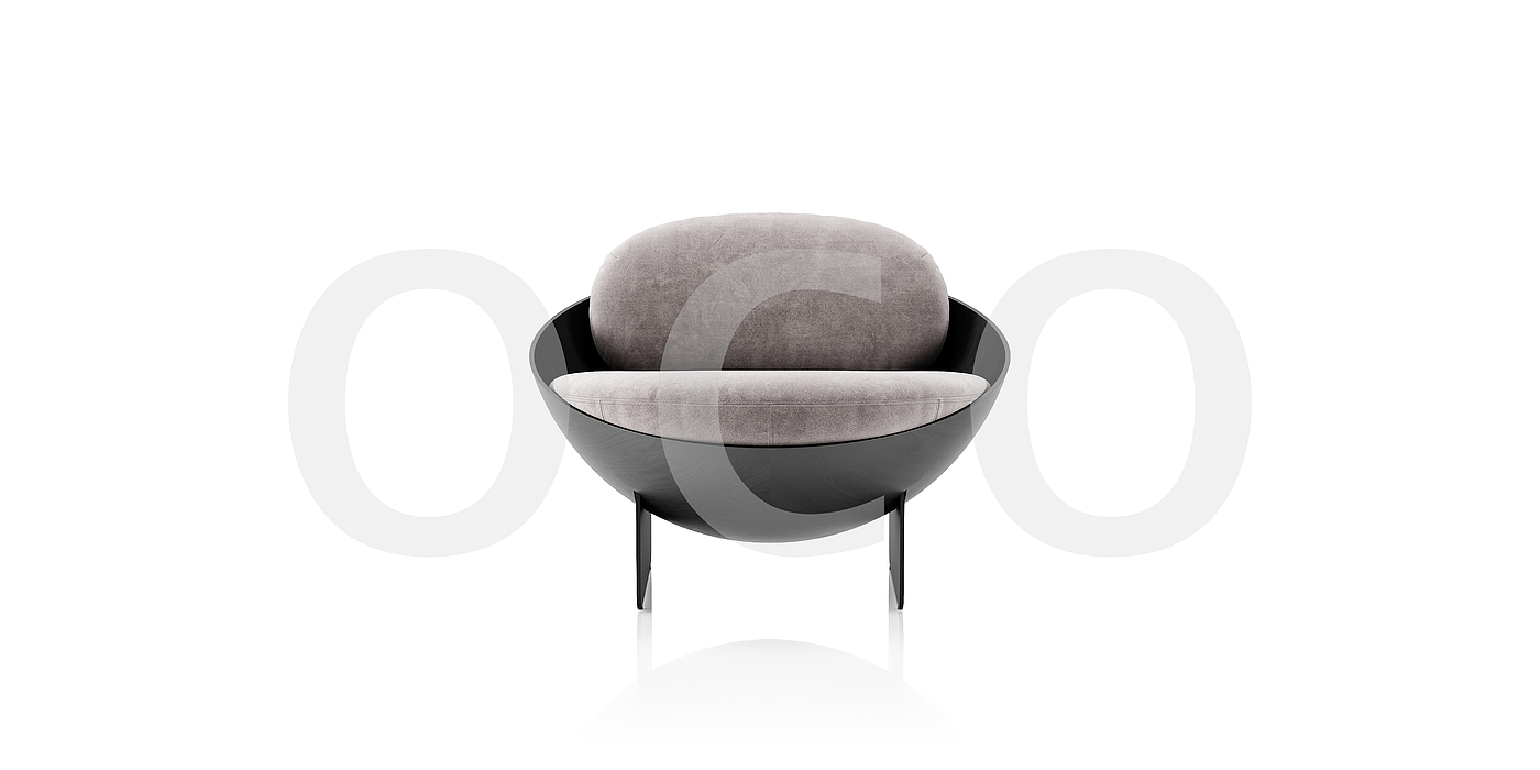 Oco，Home Furnishing，Simple design，Art，Armchair，