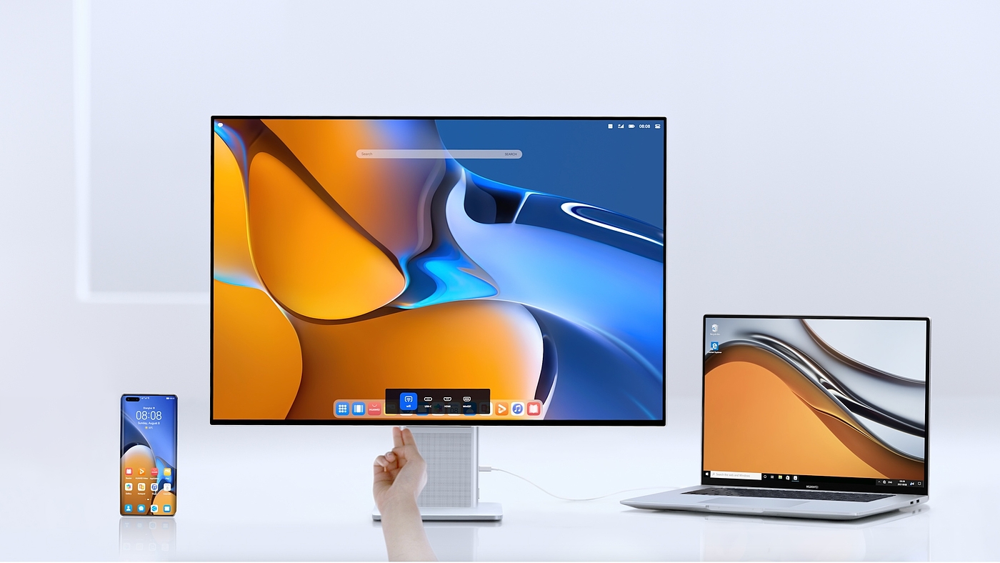 华为，显示器，无线，真彩，产品设计，