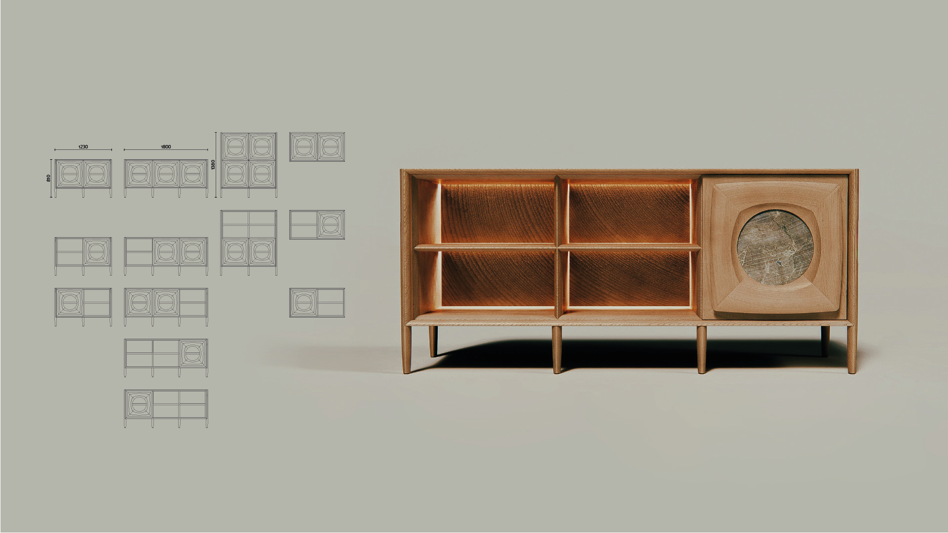 Sideboard，Art design，furniture，Interior decoration，