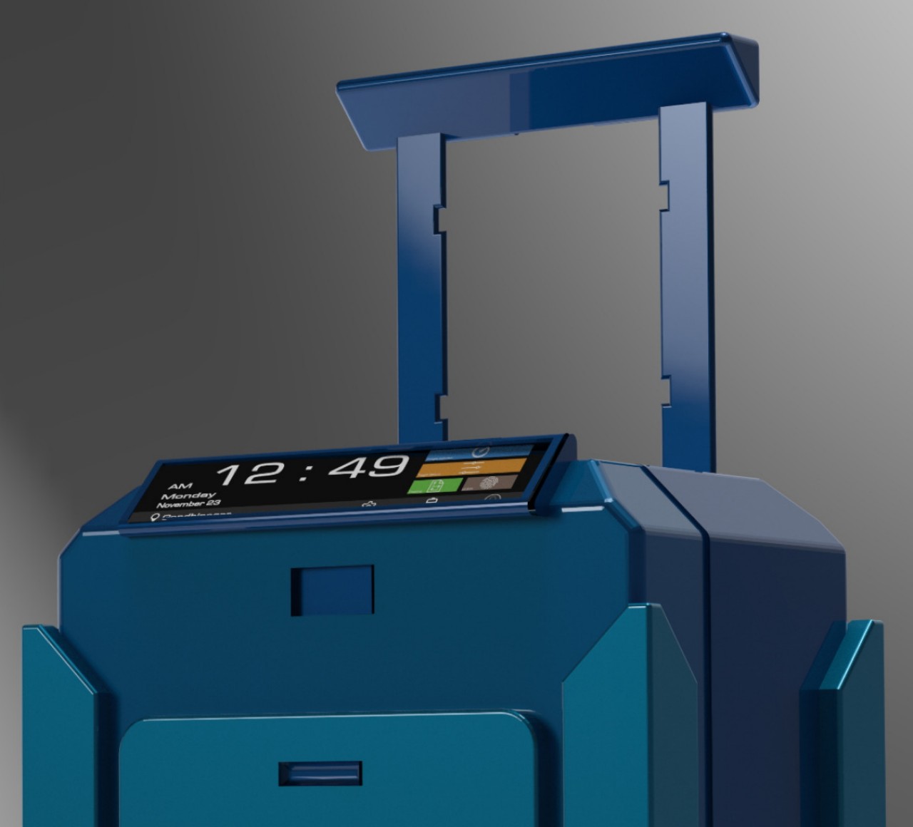 conceptual design，suitcase，travel，intelligence，