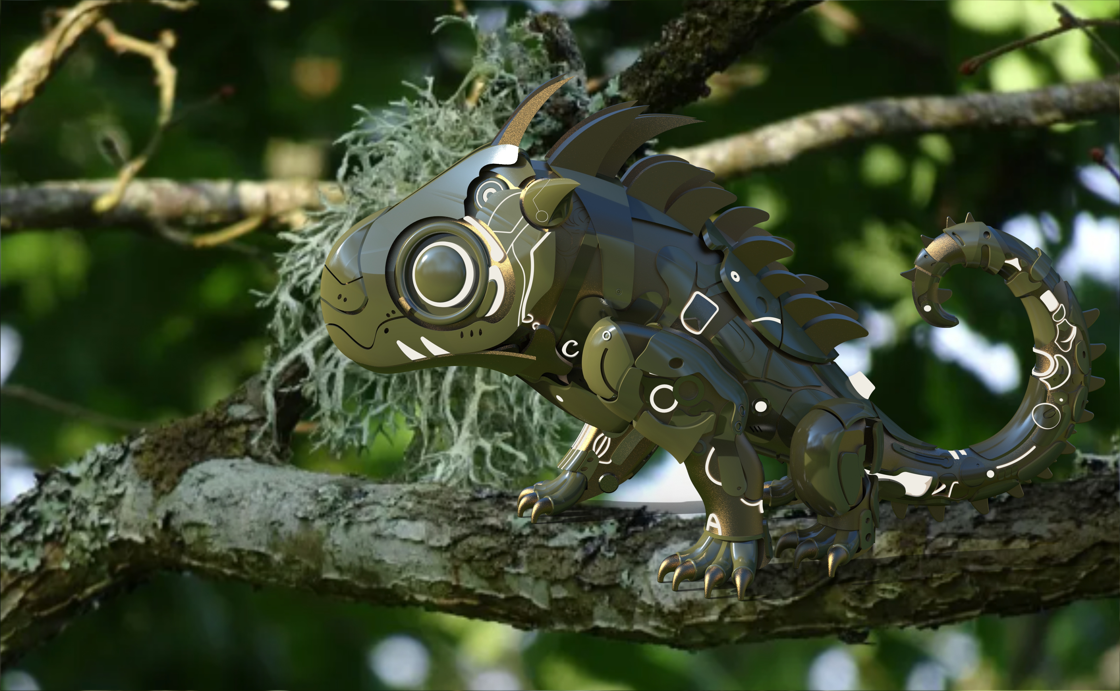 Mechanics，bionics，chameleon，