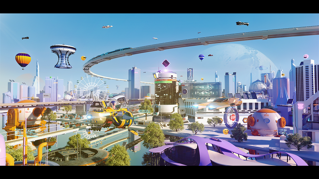 TCL Central，Character animation，IP，three-dimensional，