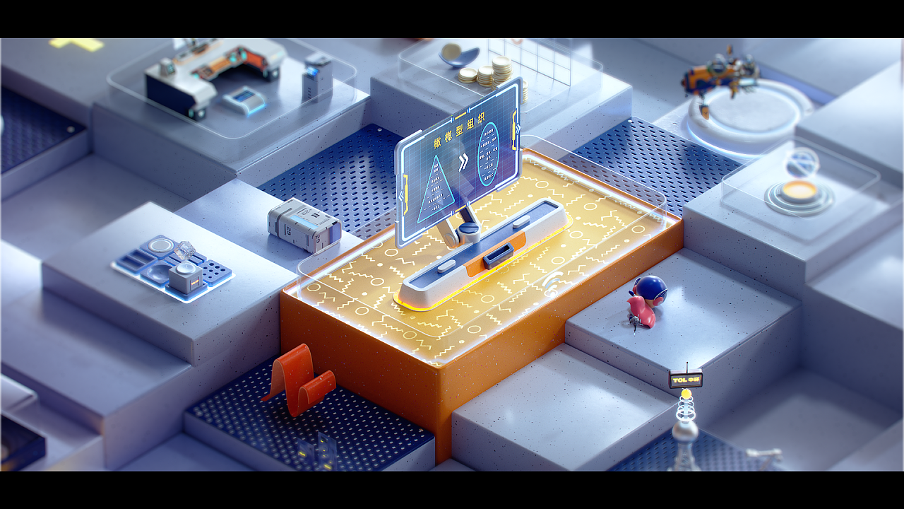 TCL Central，Character animation，IP，three-dimensional，