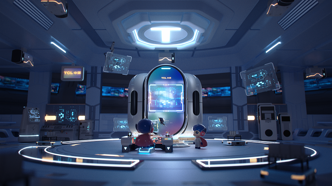 TCL Central，Character animation，IP，three-dimensional，