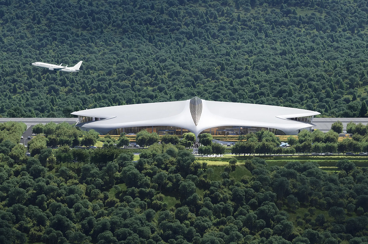 Lishui Airport，Bird-shaped，environmental design，Architecture，